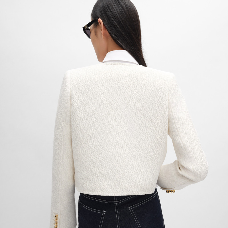 icone jacket IN viscose and wool natté 4