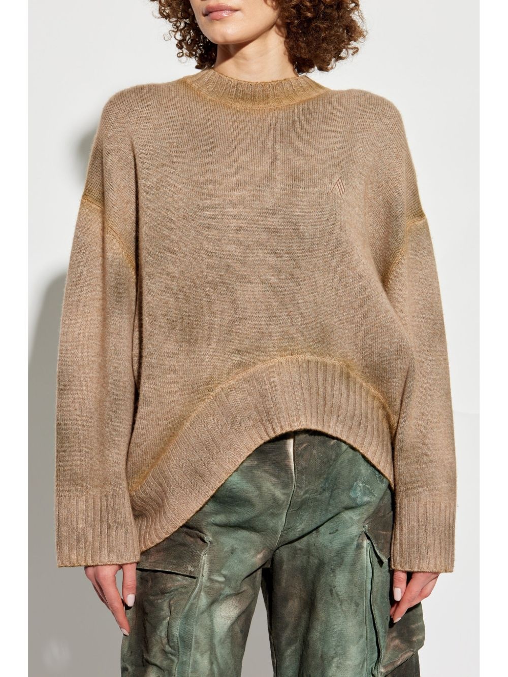 logo-embroidered sweater - 3