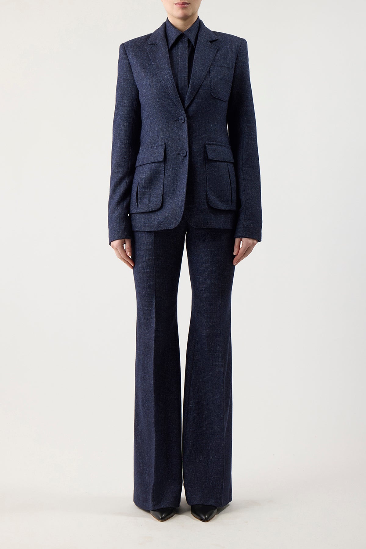 Louisa Blazer in Virgin Wool - 2