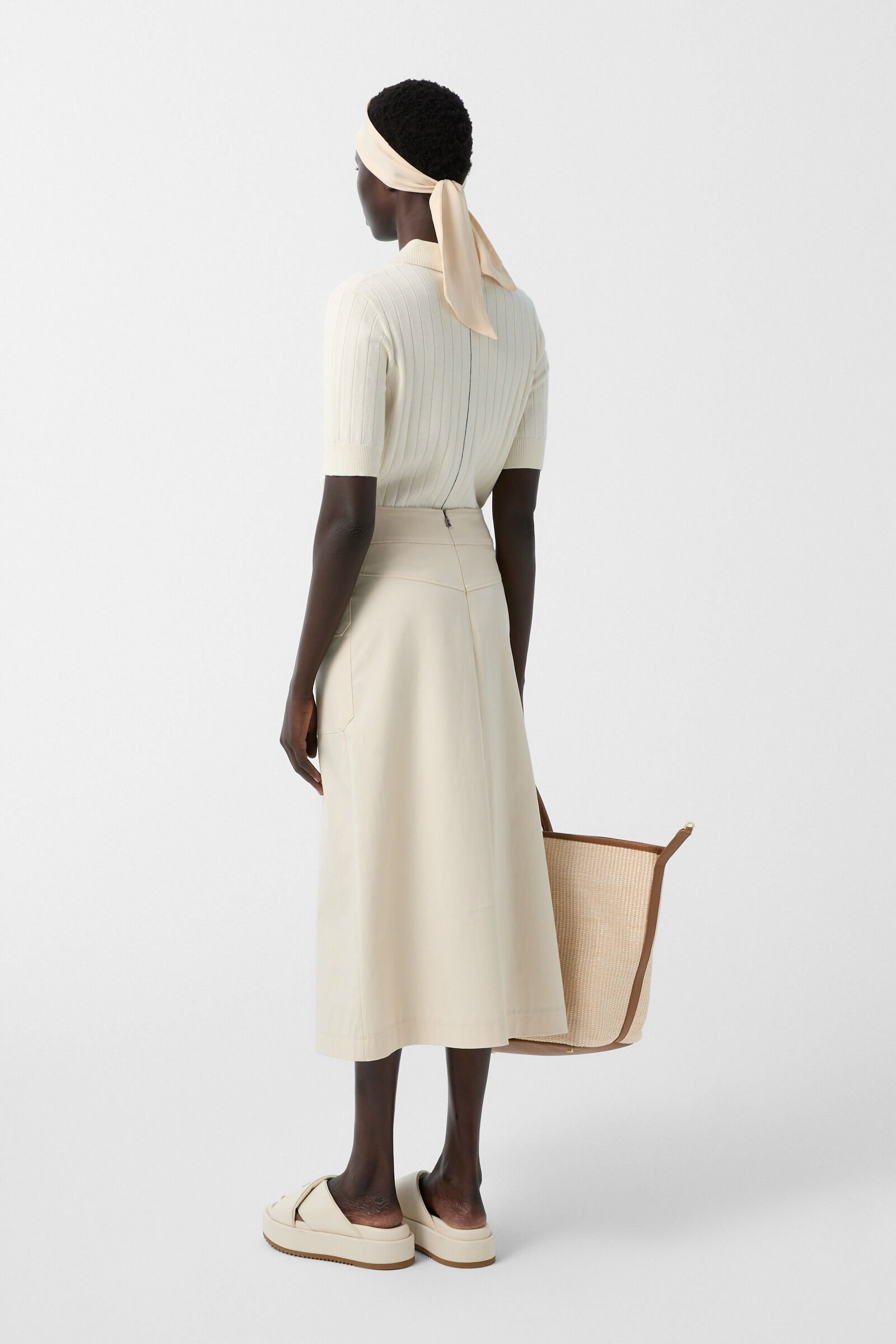 Lucille Skirt in Cream - 3
