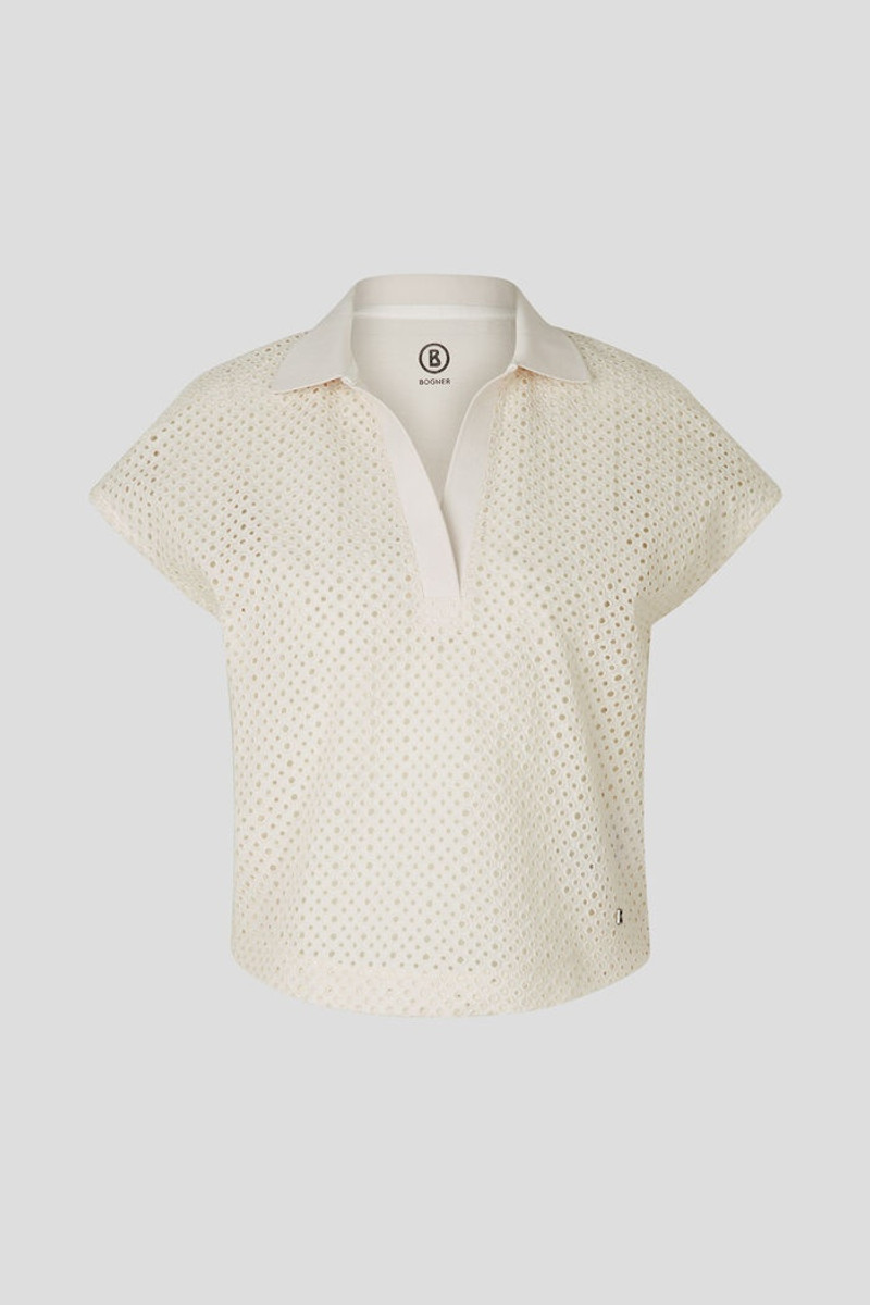 Freya Polo shirt in Sand 1