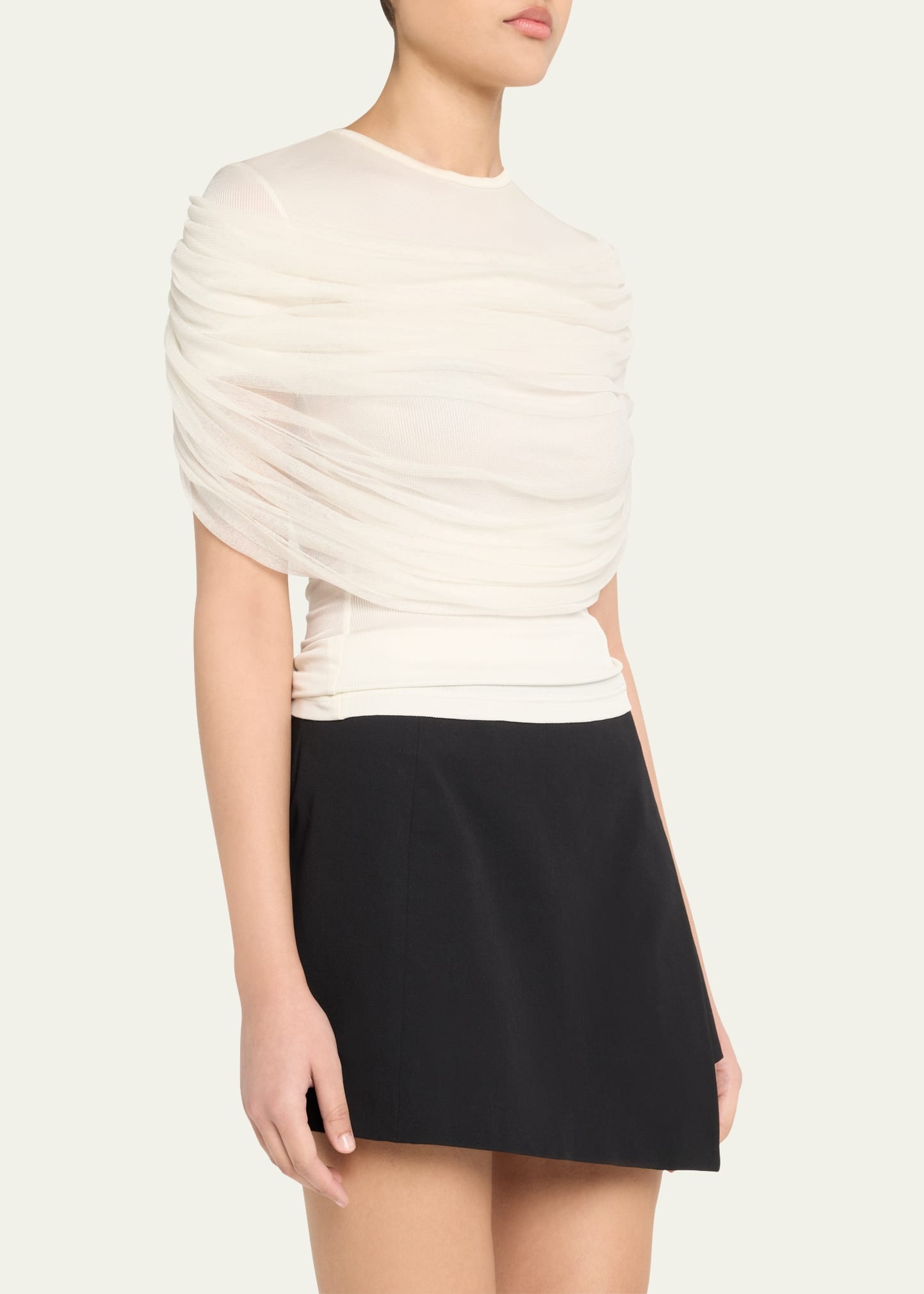 Sonora Veiled Short-Sleeve T-Shirt - 4