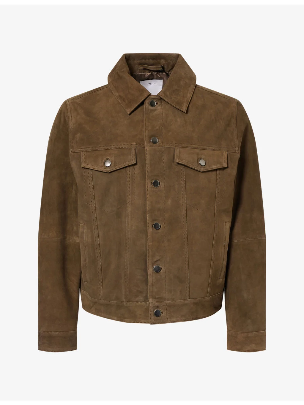 Western Flap-Pocket Leather Jacket - 1