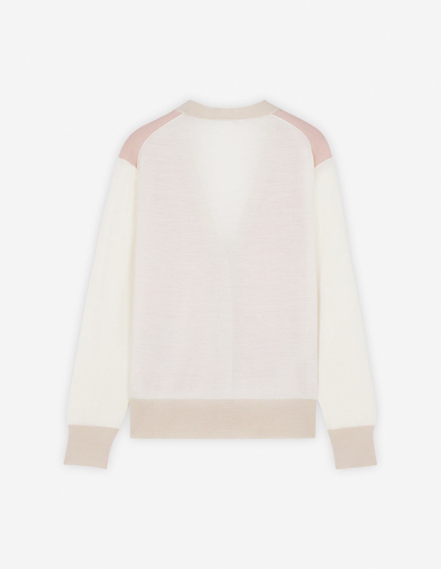 BABY FOX PATCH COLOR BLOCK CARDIGAN - 6