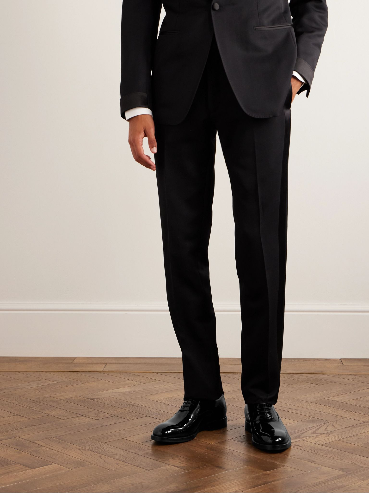 Patent-Leather Oxford Shoes Black - 2