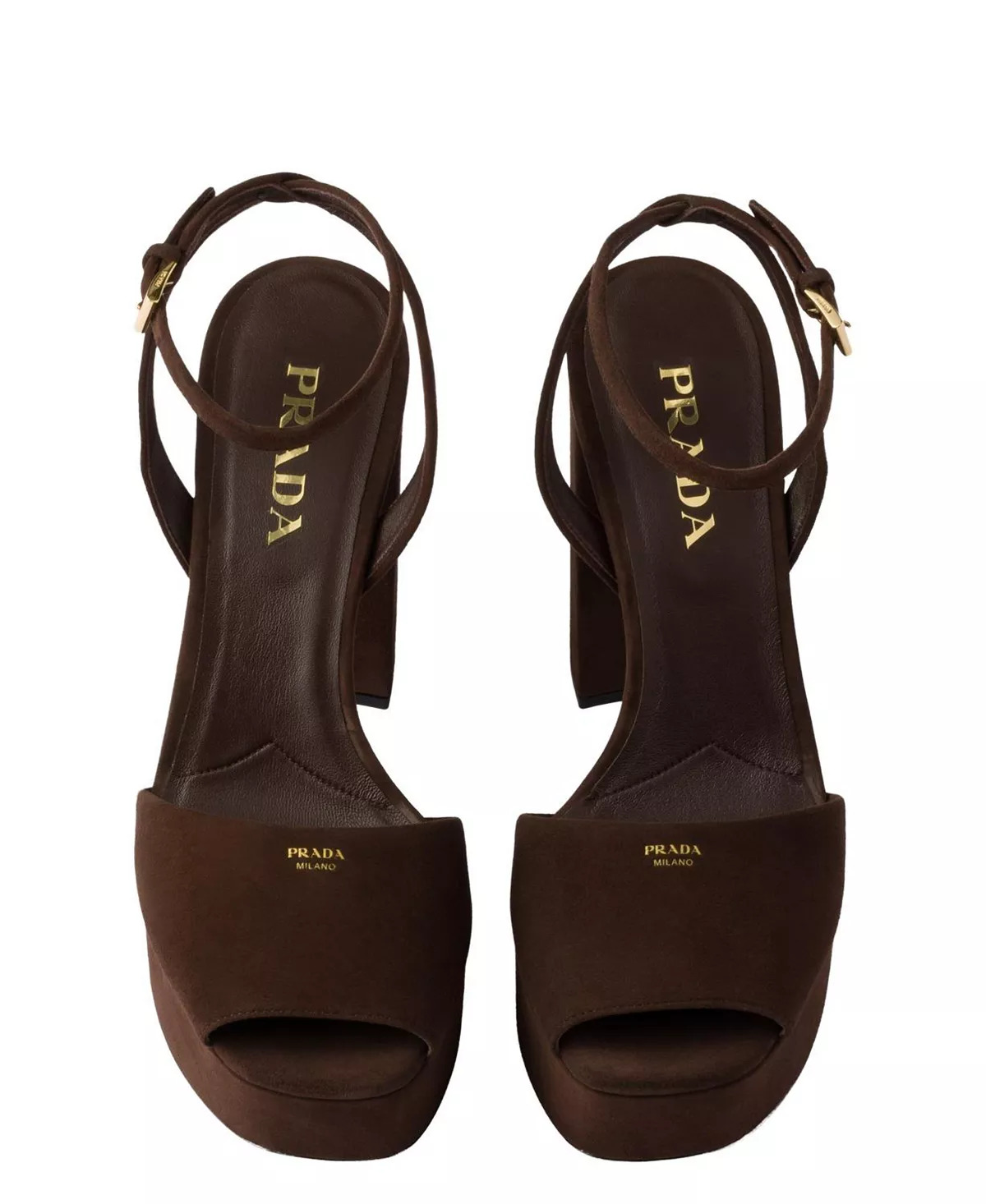 Women's Suede Platform Sandals - 3