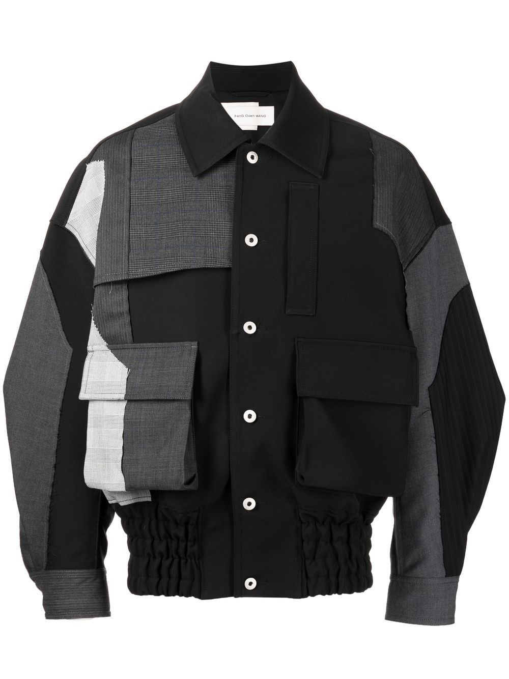 Patchwork Woollen jacket - 1