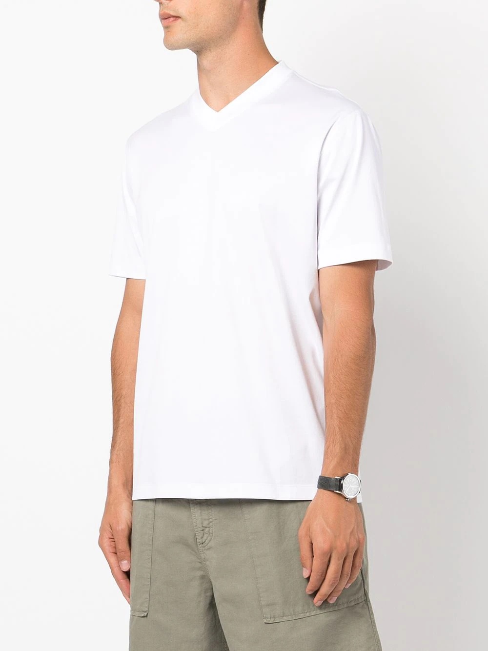 V-neck cotton T-shirt - 3