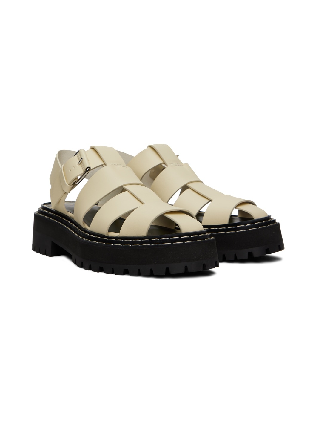 Off-White Lug Sandals - 4