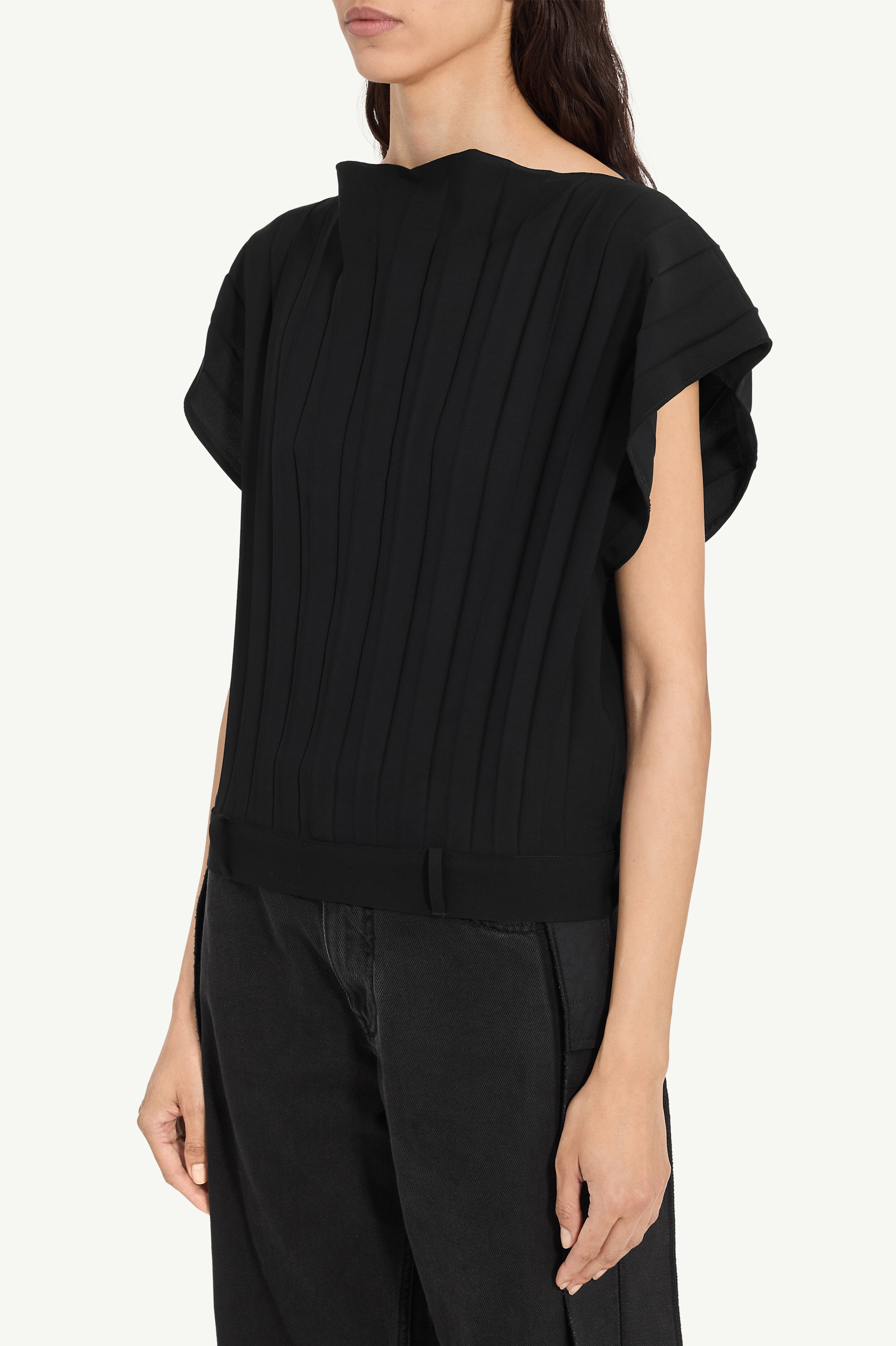 Pleated sleeveless top - 5