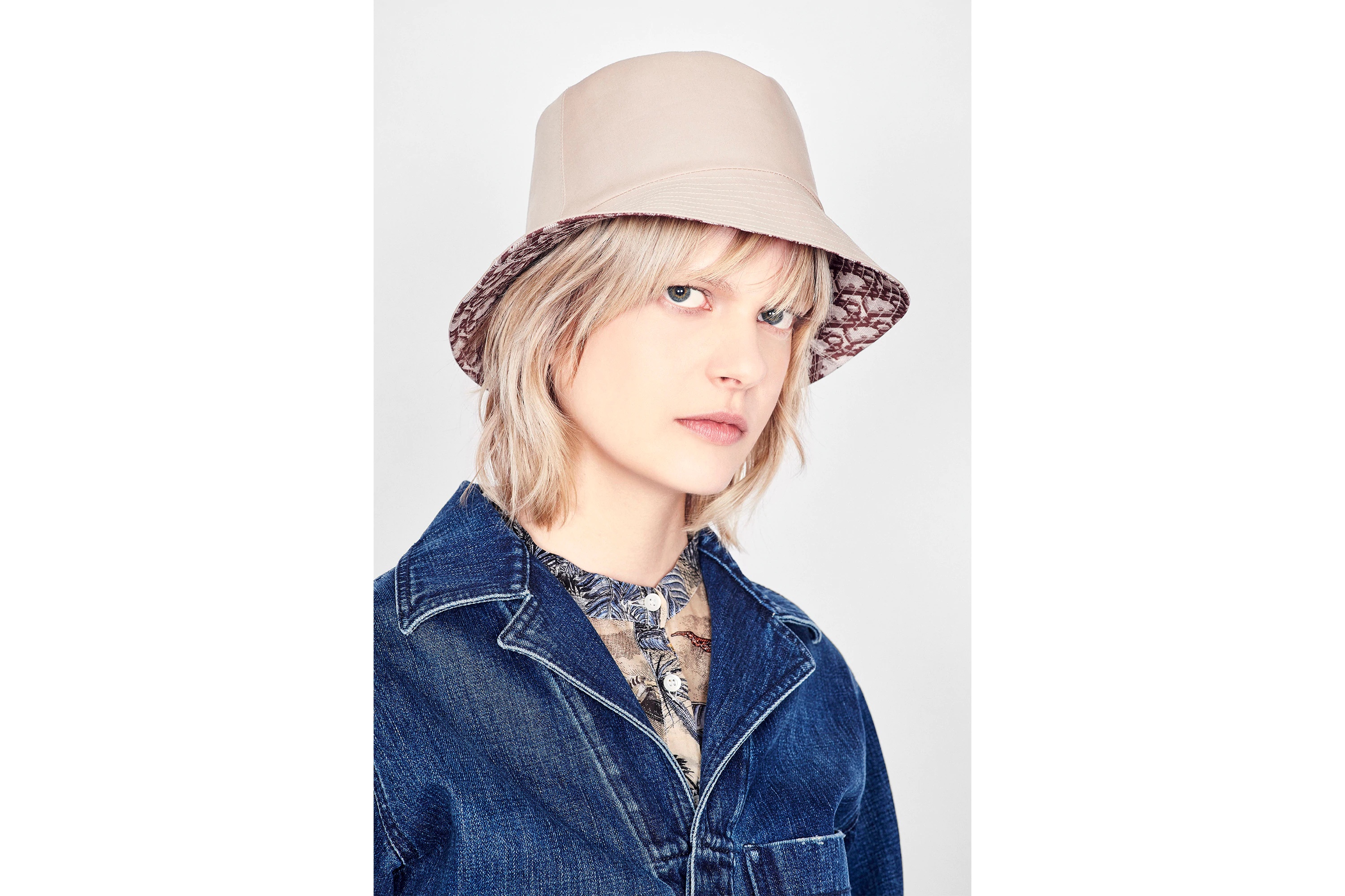 Reversible Dior Oblique Teddy D Small Brim Bucket Hat - 6