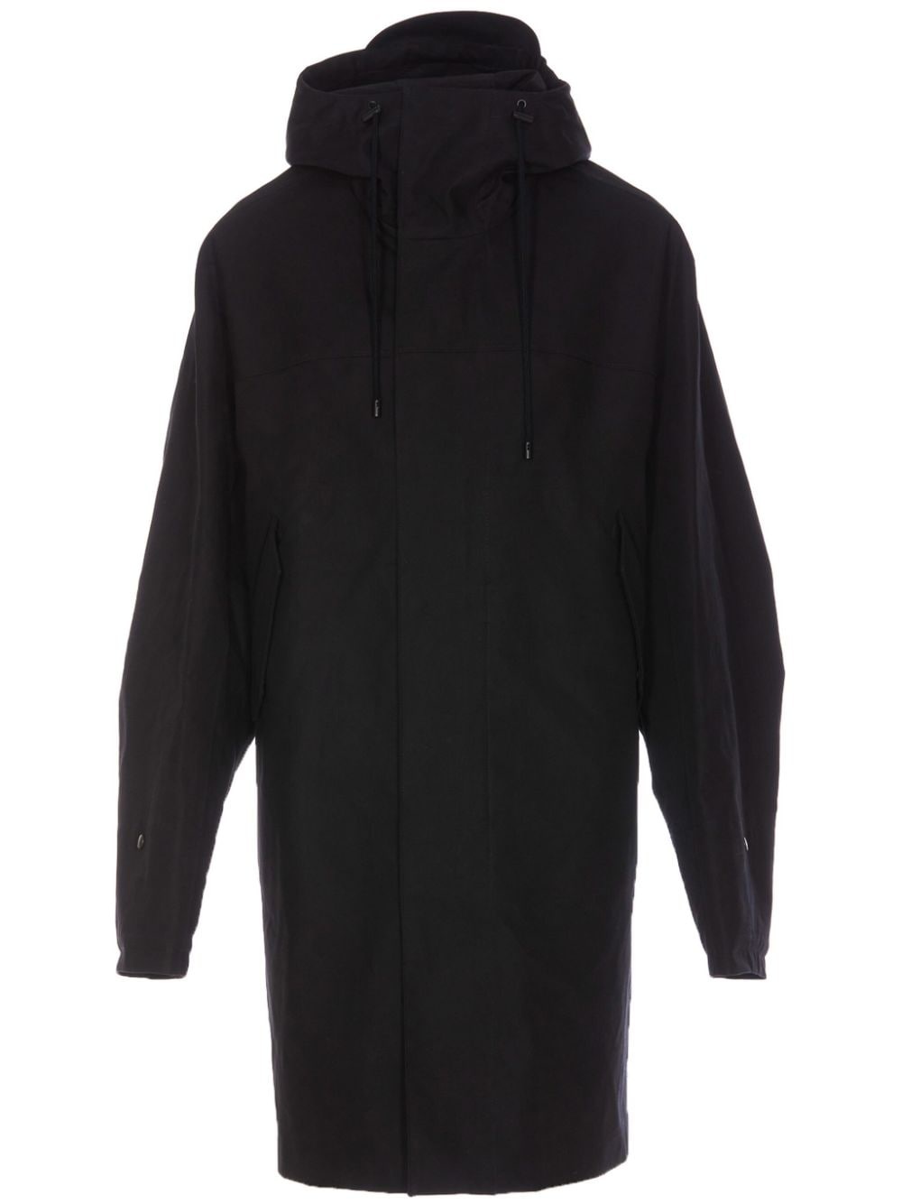 hooded raincoat - 1