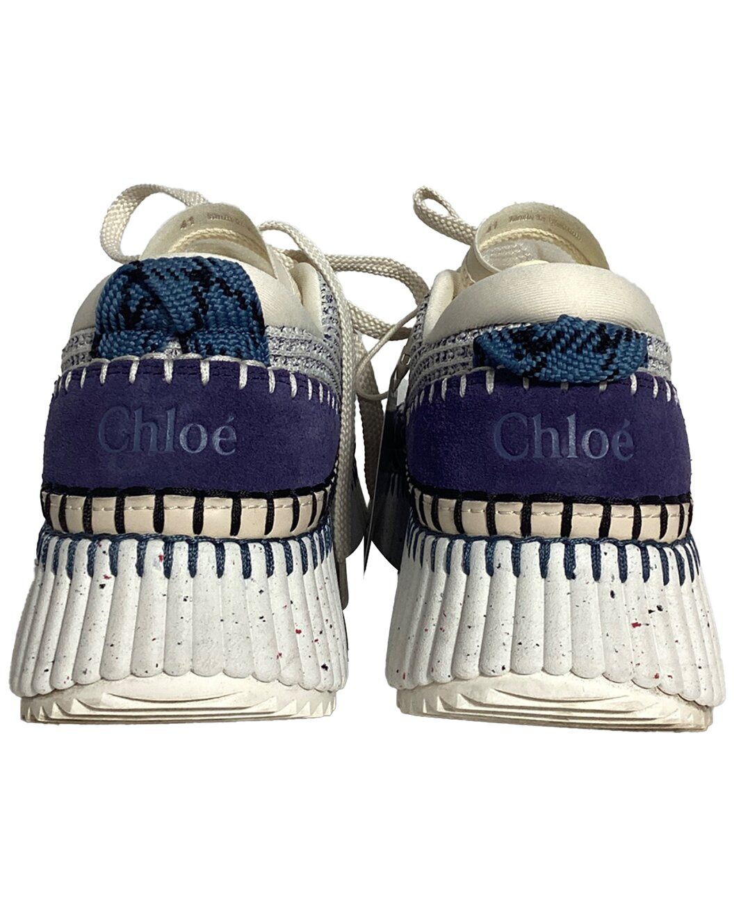 Chloé Women's Nylon Nama Platform Sneaker (Authentic Pre-Loved) - 3