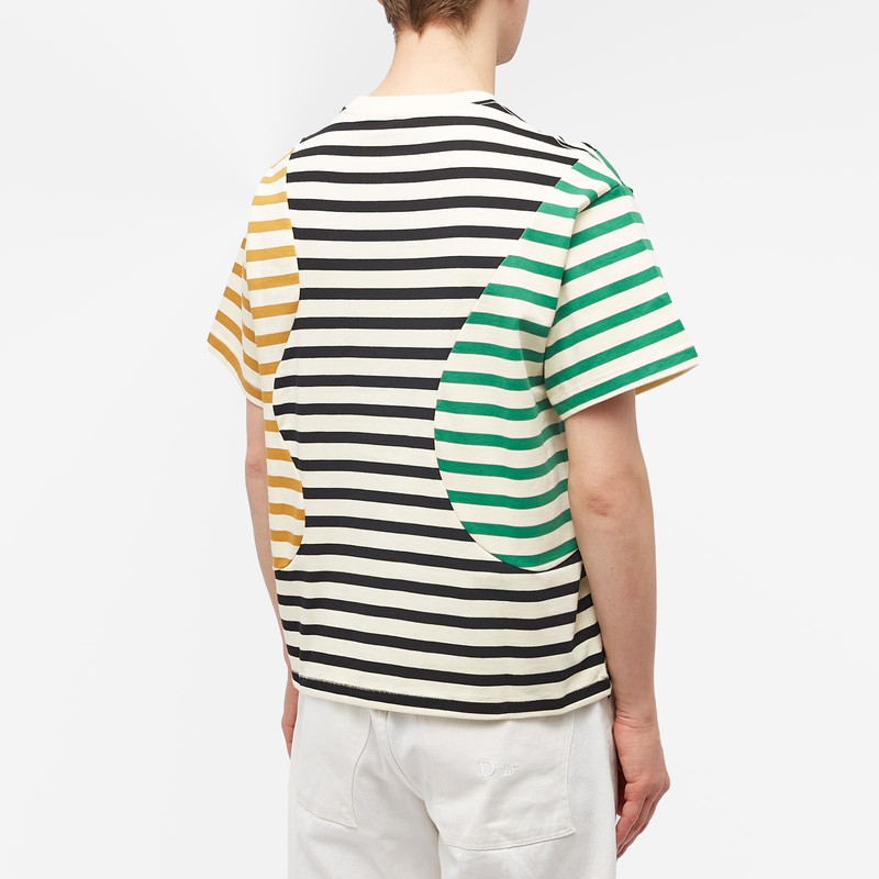 Brain Dead Organic Panel Stripe T-Shirt 3