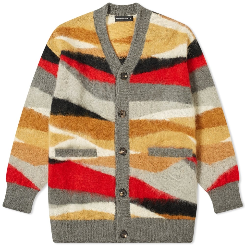 Undercover Oversized Patchwork Cardigan - 1