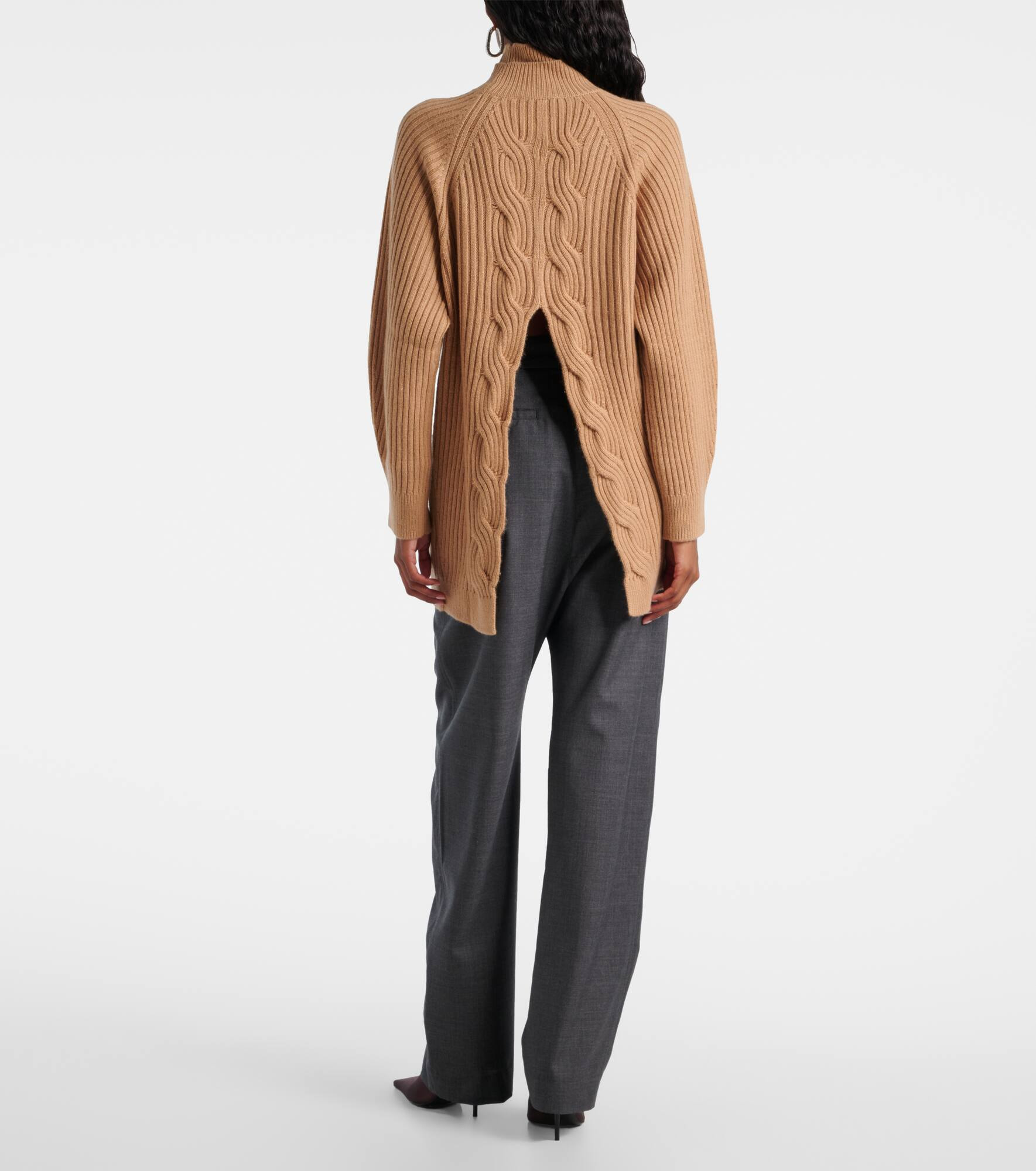 Alcazar wool and cashmere turtleneck sweater - 3