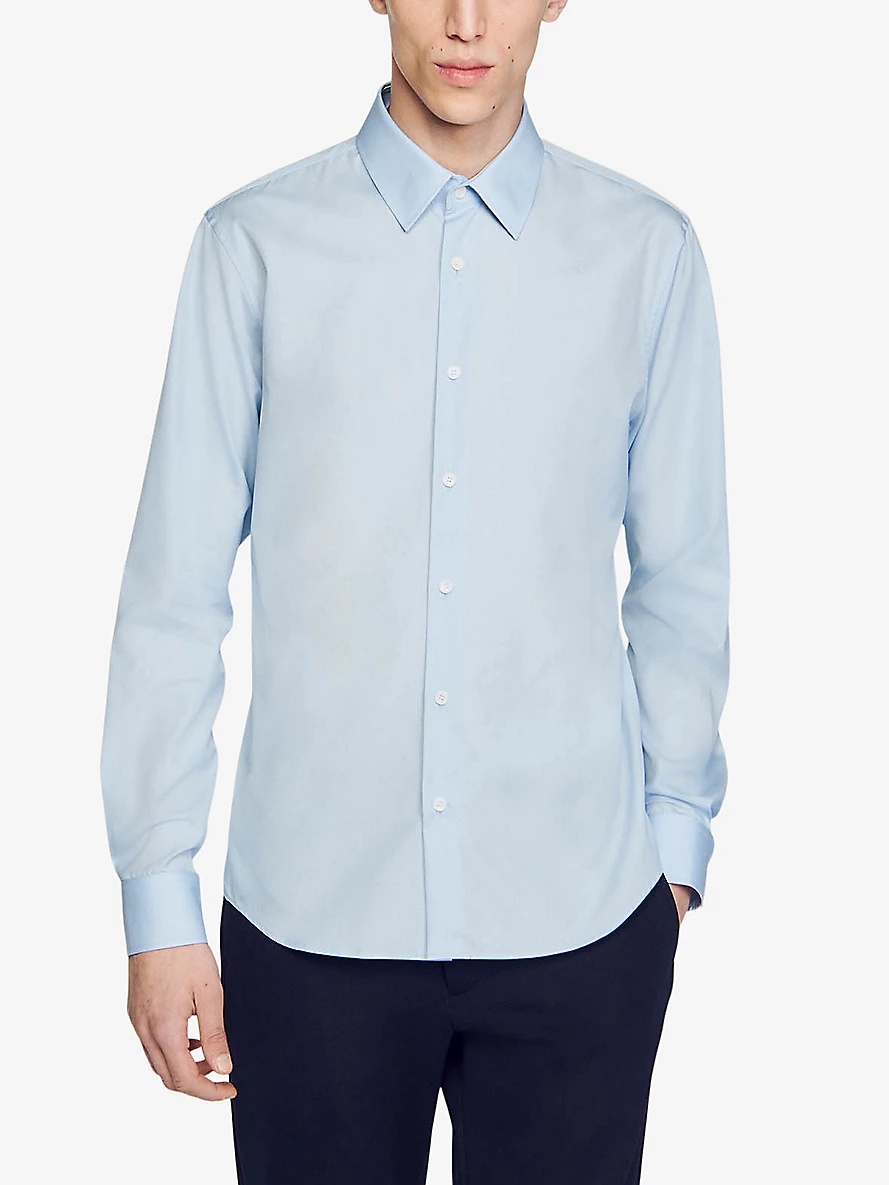 Long-sleeved regular-fit cotton shirt - 3