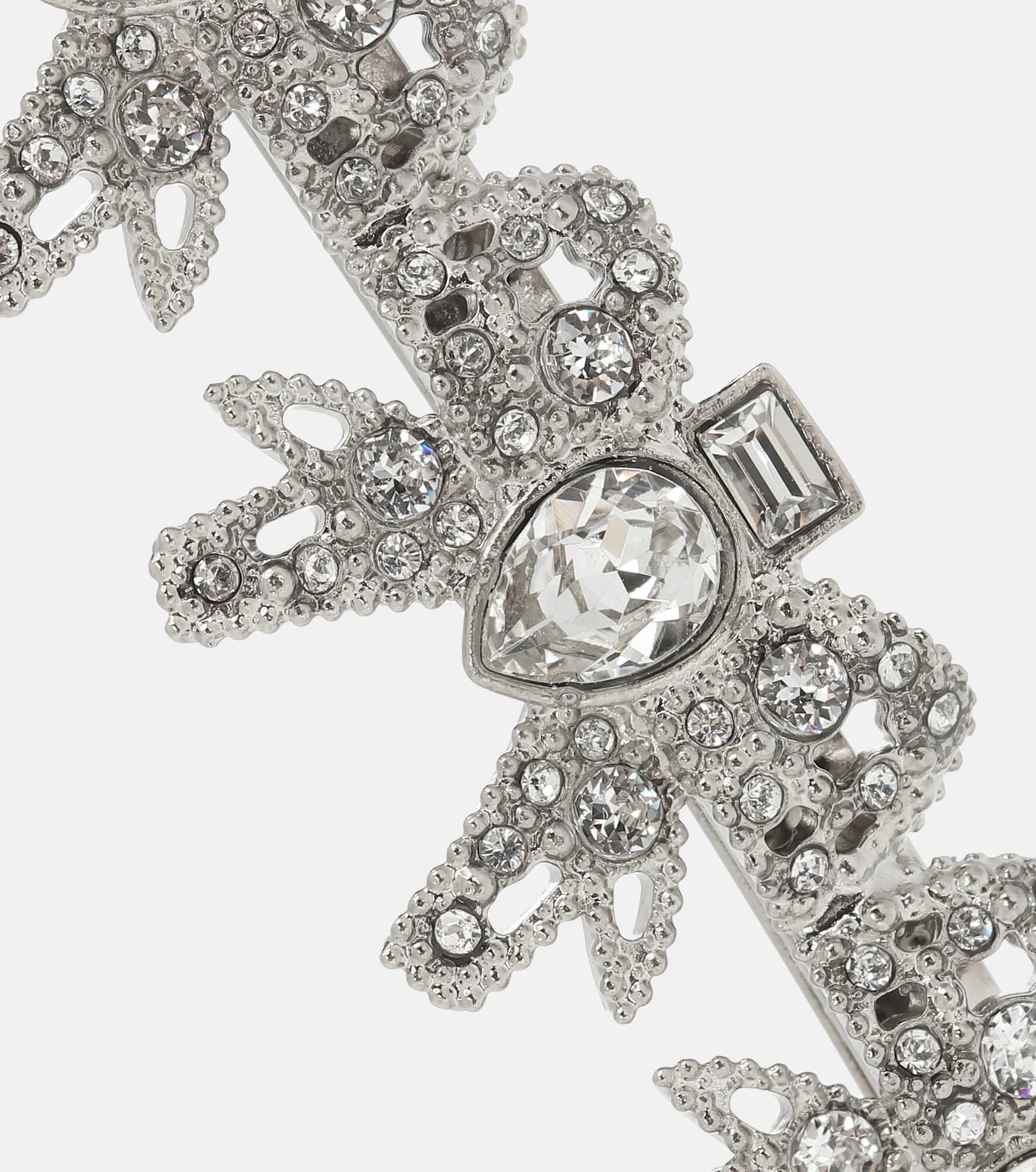Crystal-embellished barrette - 4