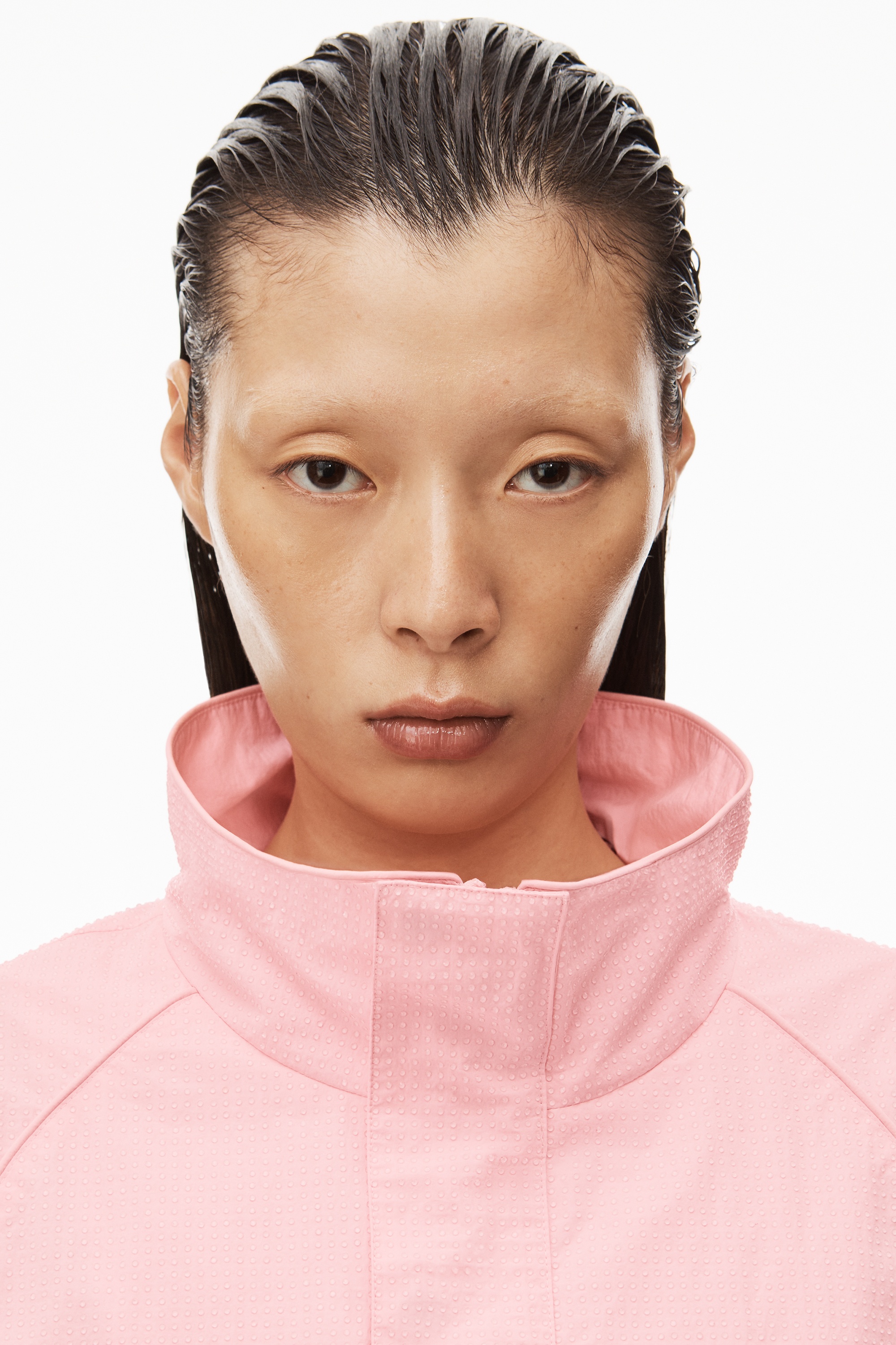 HOTFIX TRACK JACKET IN CRINKLE NYLON - 5