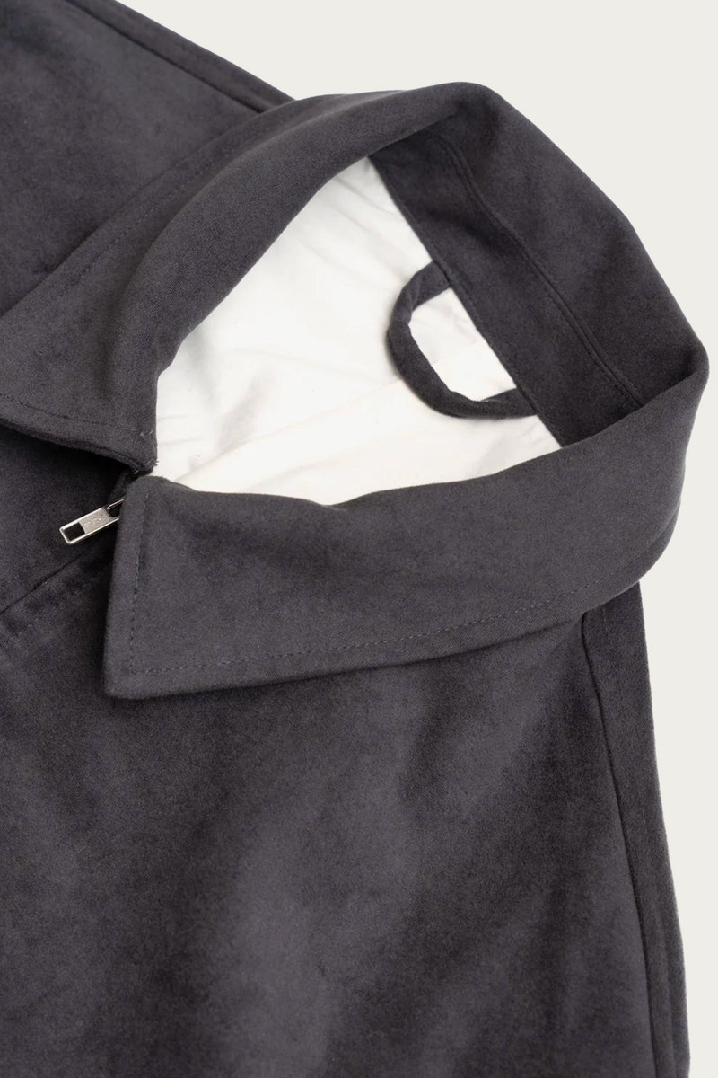 JAMES COWARD Site Jacket - Grey Cotton Moleskin outlook