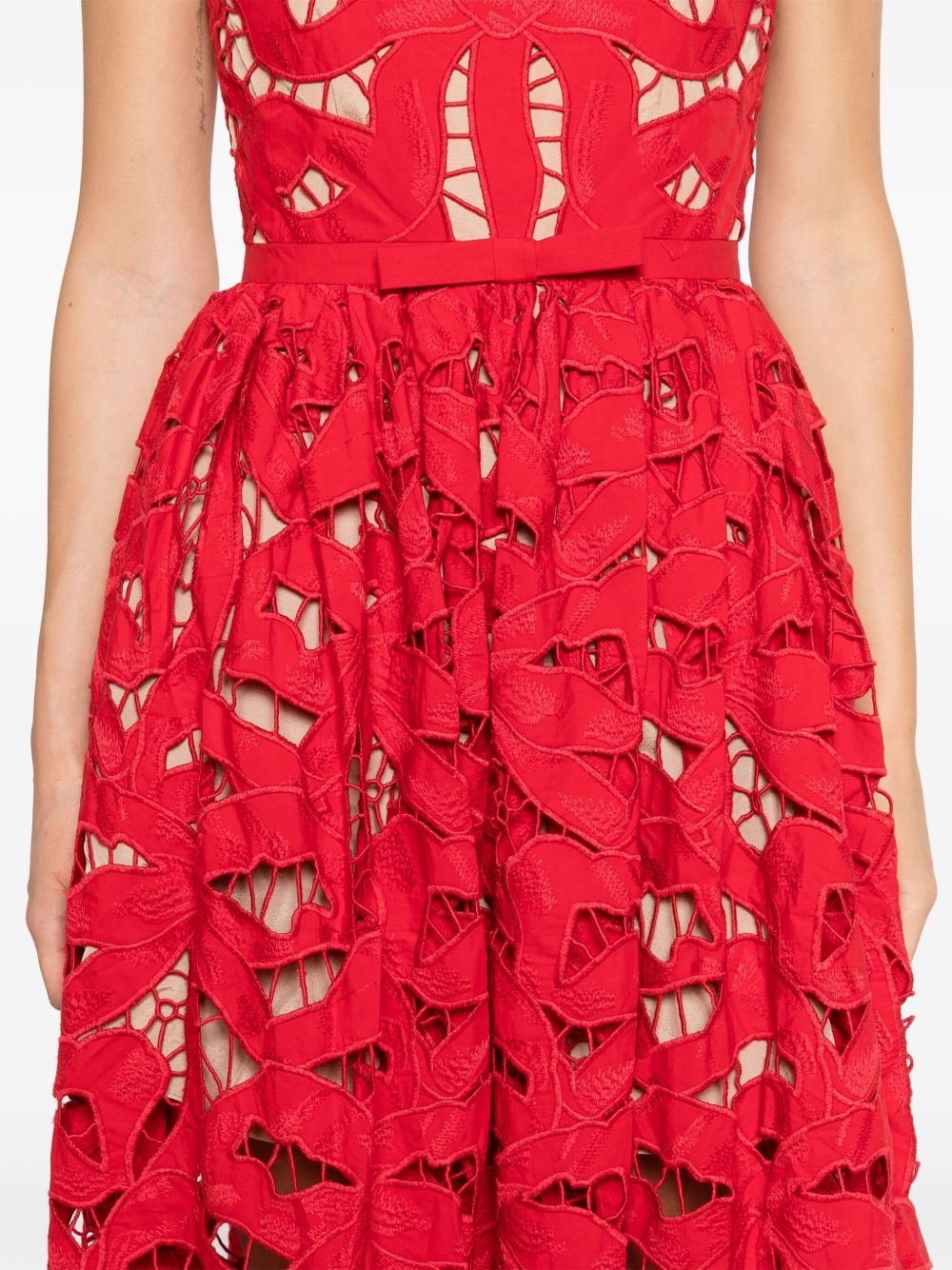 Self Portrait Women Midi Dress With Bow - 2