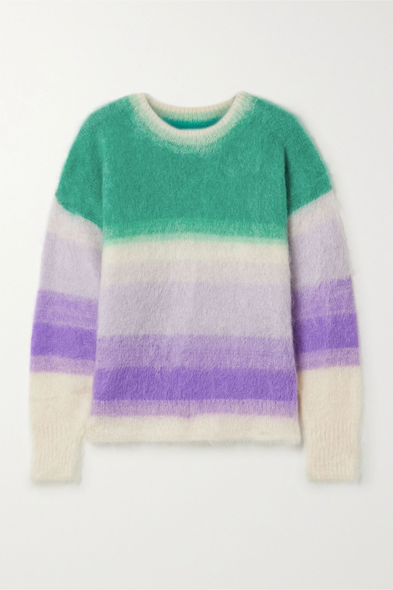 Drussell striped mohair-blend sweater - 1