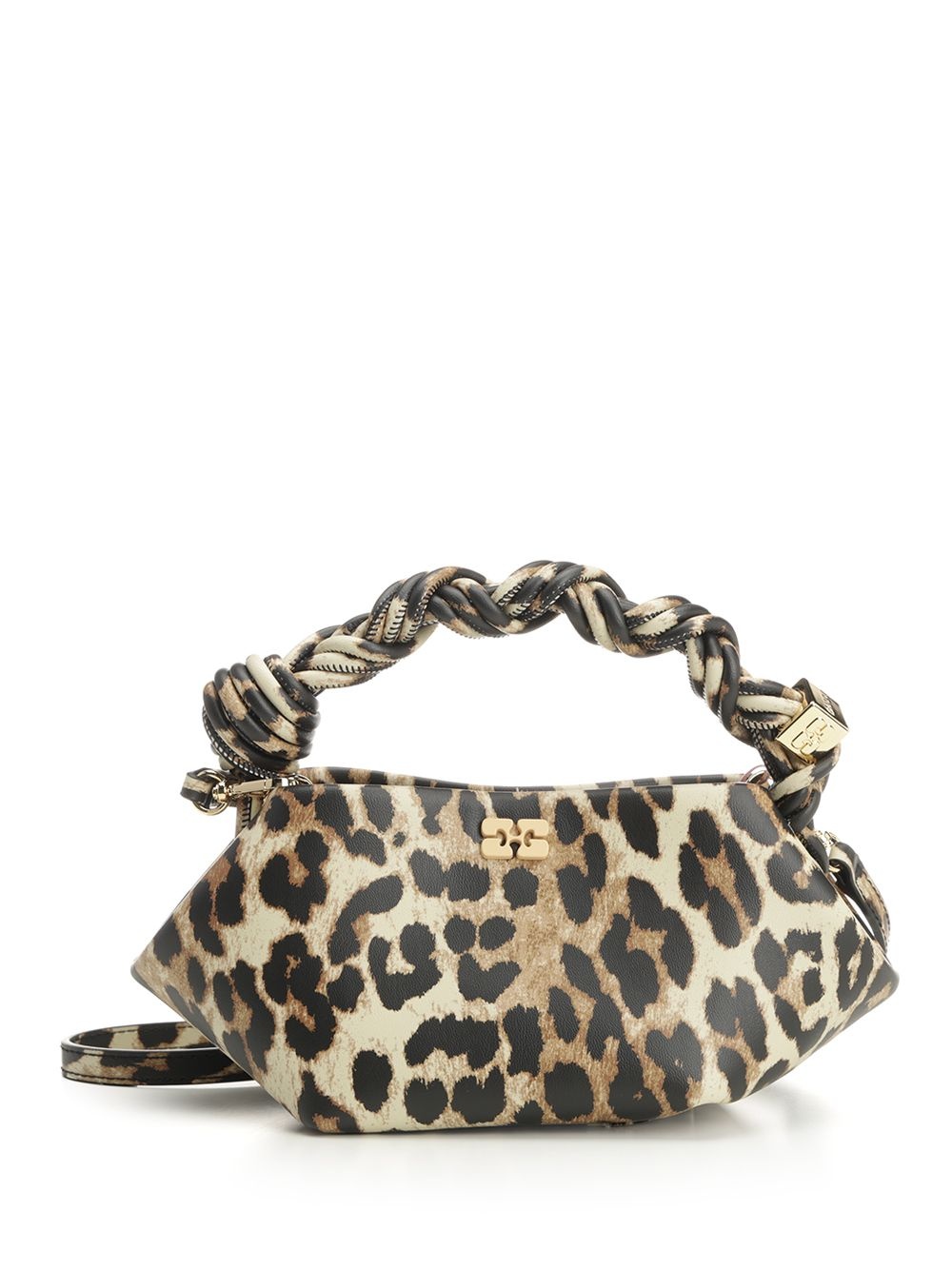Ganni Bou Bag Mini Print Handbags Animalier - 1