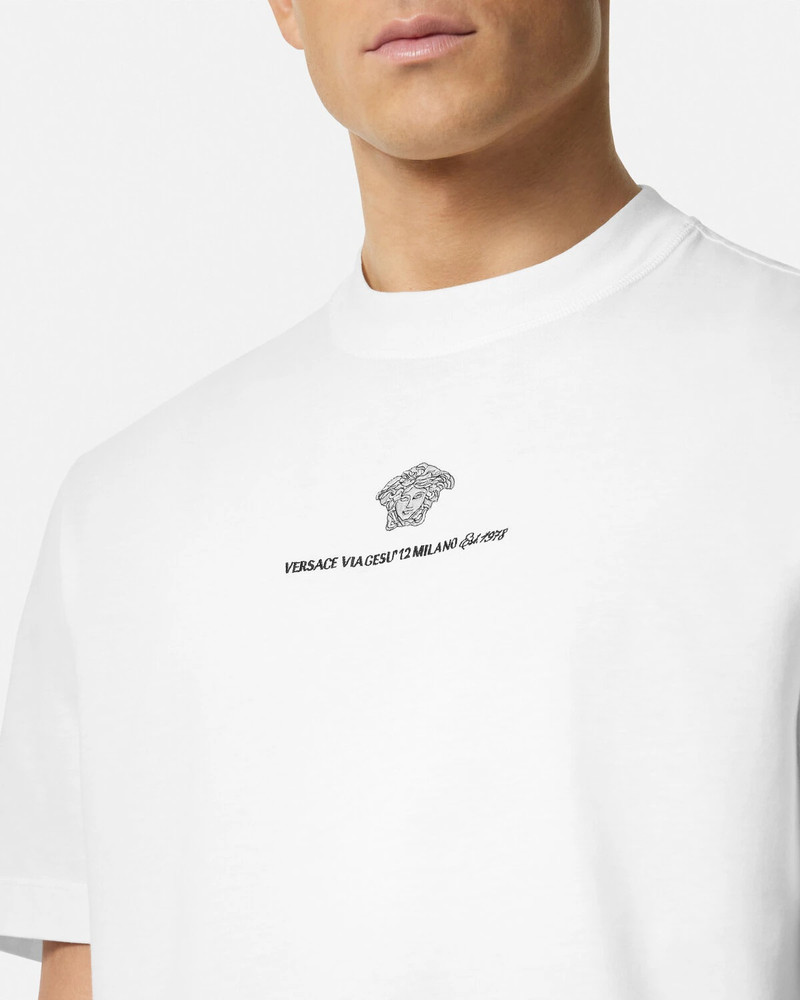 Embroidered Medusa Milano T-Shirt 3