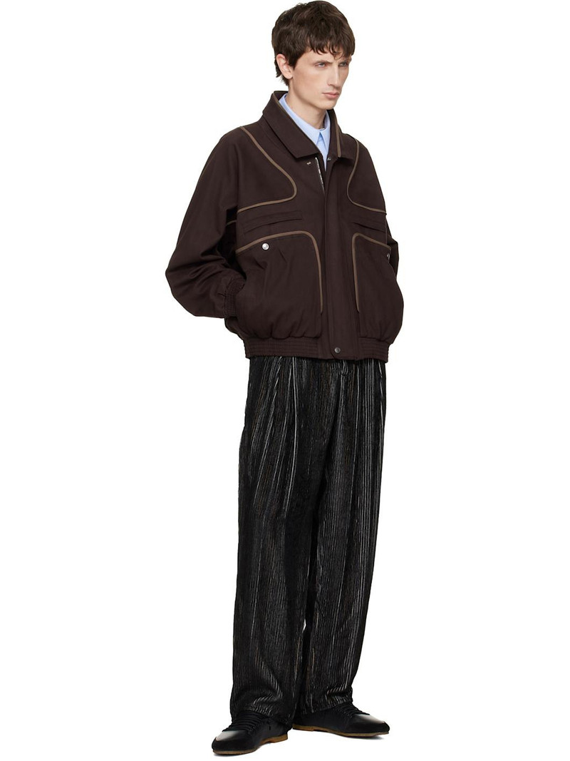 Kiko Kostadinov Brown Harrer Blouson Jacket outlook