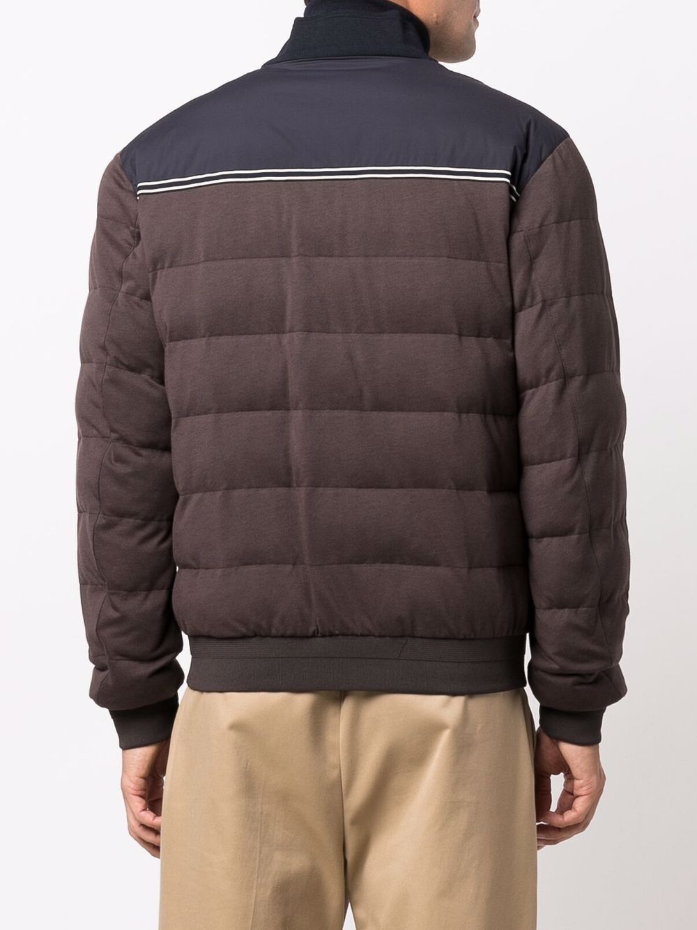 two-tone padded jacket - 4