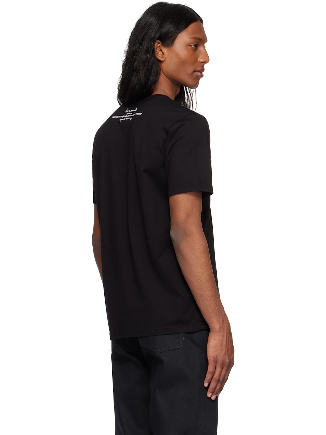 Black 'Plainsong' T-shirt - 3