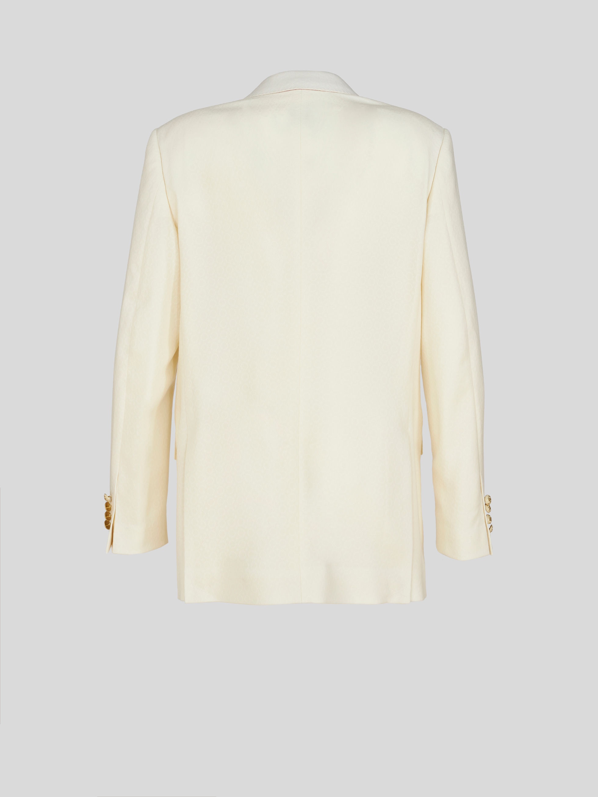 DOUBLE-BREASTED WOOL JACQUARD JACKET - 5