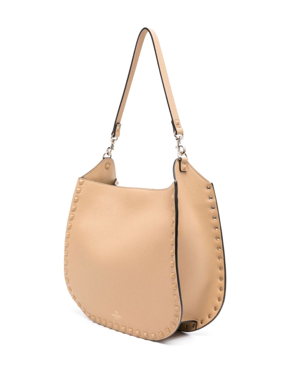 Rockstud-embellished leather shoulder bag - 3