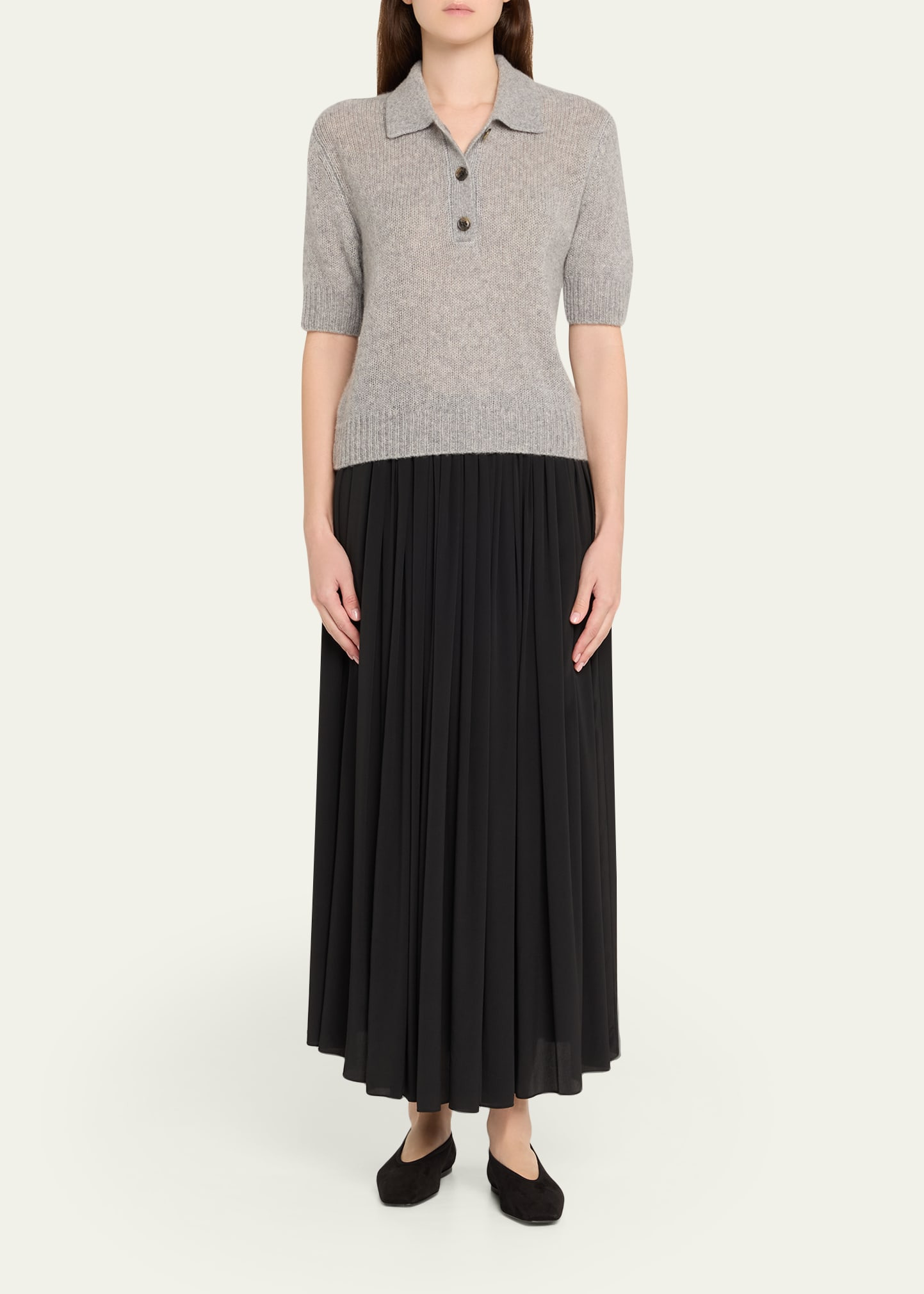 Masy Cashmere Polo Sweater - 2