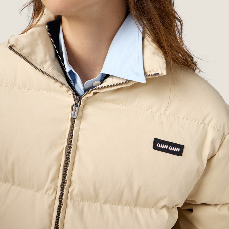 Poplin down jacket 4