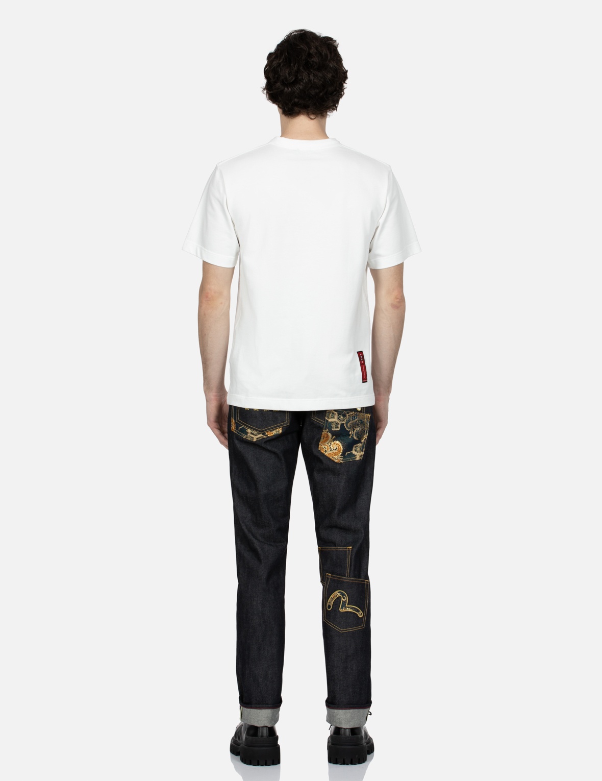 BROCADE AND SEAGULL MULTI-POCKET CARROT FIT JEANS #2017 - 5