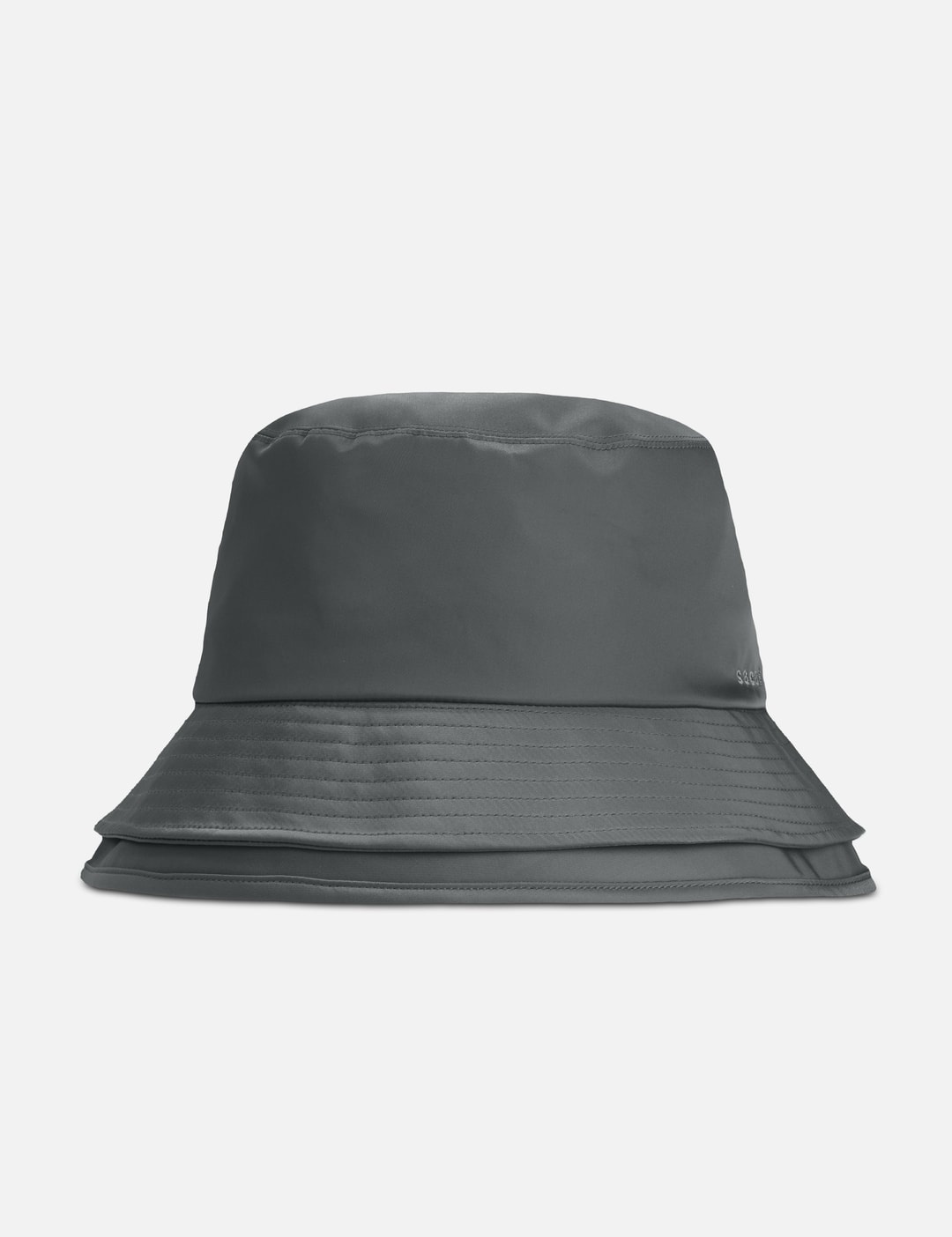 NYLON TWILL DOUBLE BRIM HAT - 2