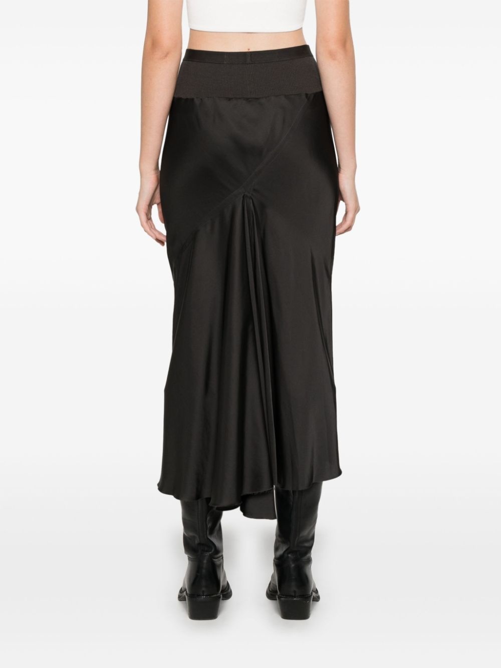 A-line bias midi skirt - 4