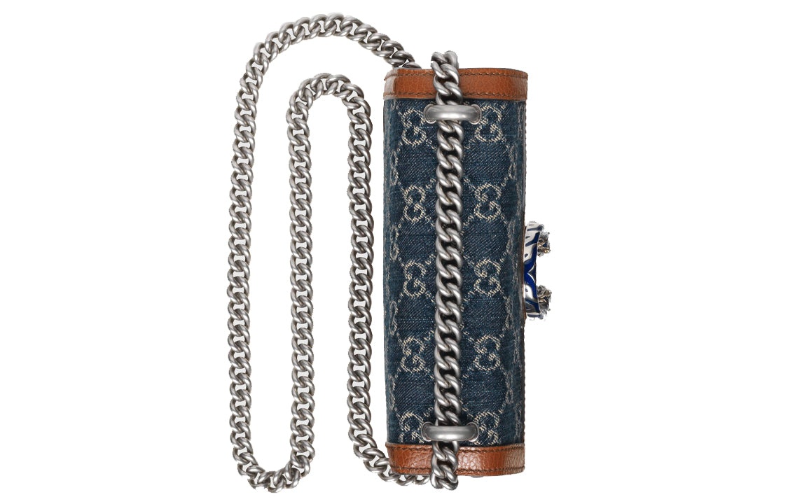 (WMNS) Gucci Dionysus Single Shoulder Bag Mini Blue/Brown 421970-2KQFN-4483 - 5