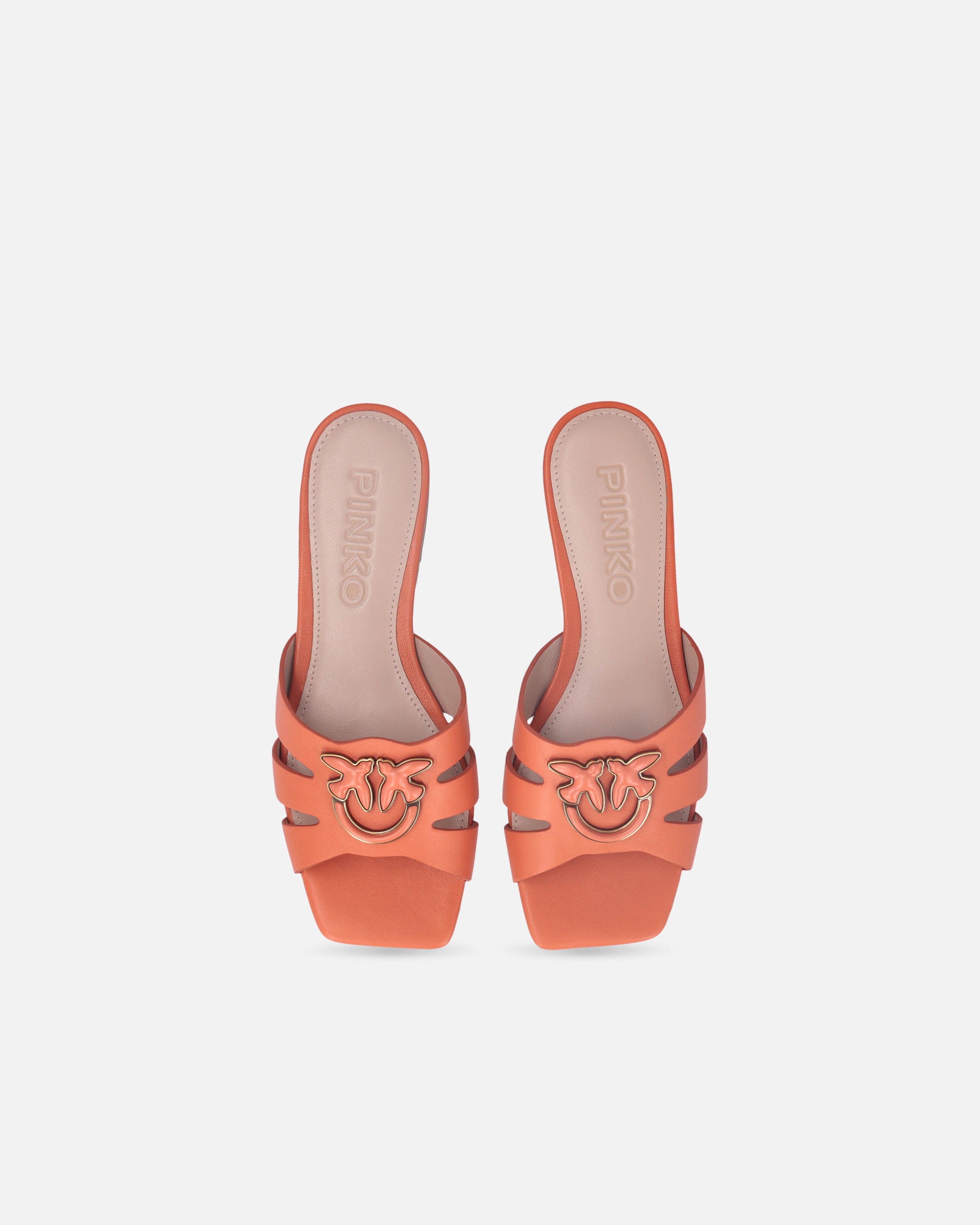 NAPPA LEATHER SLIP-ONS WITH BIRD LOGO - 9