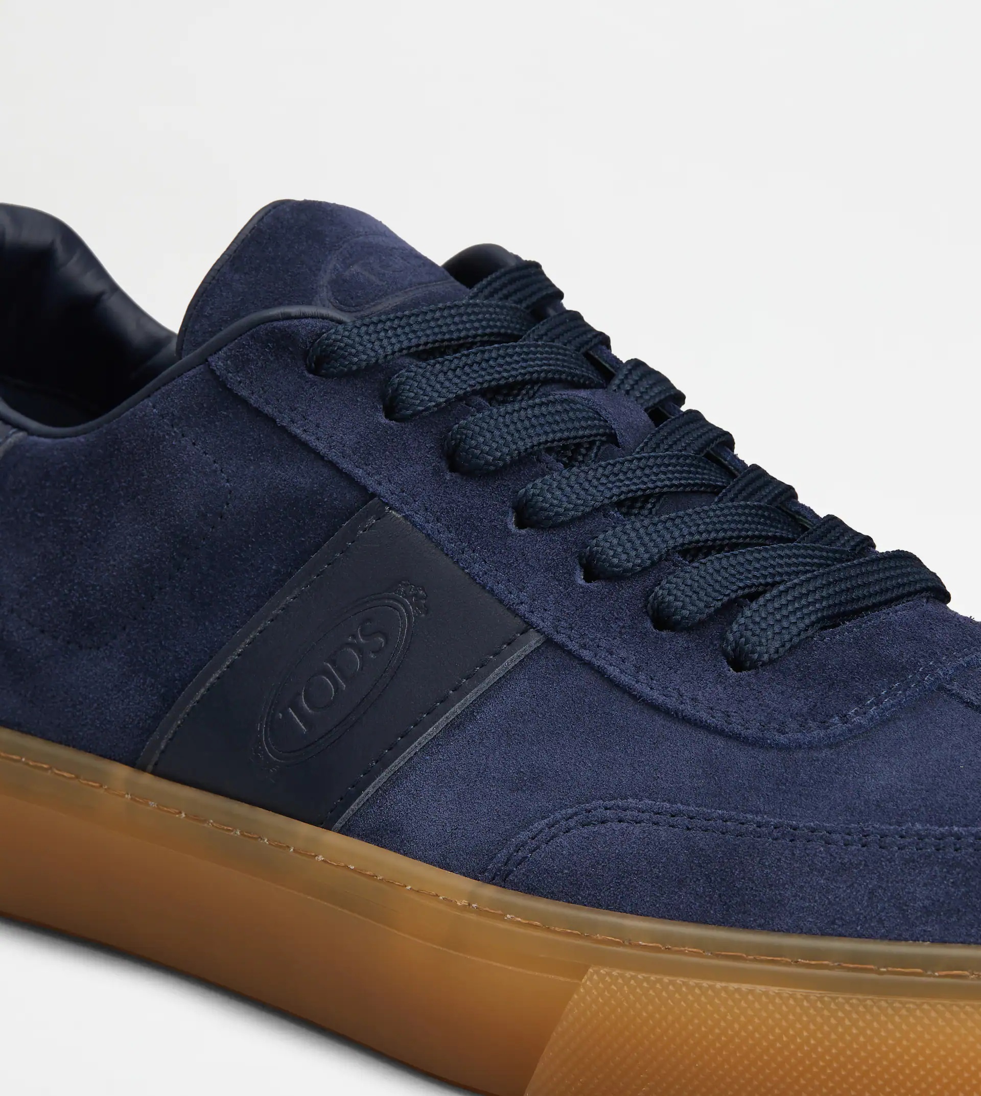 TOD'S SNEAKERS IN SUEDE - BLUE - 5