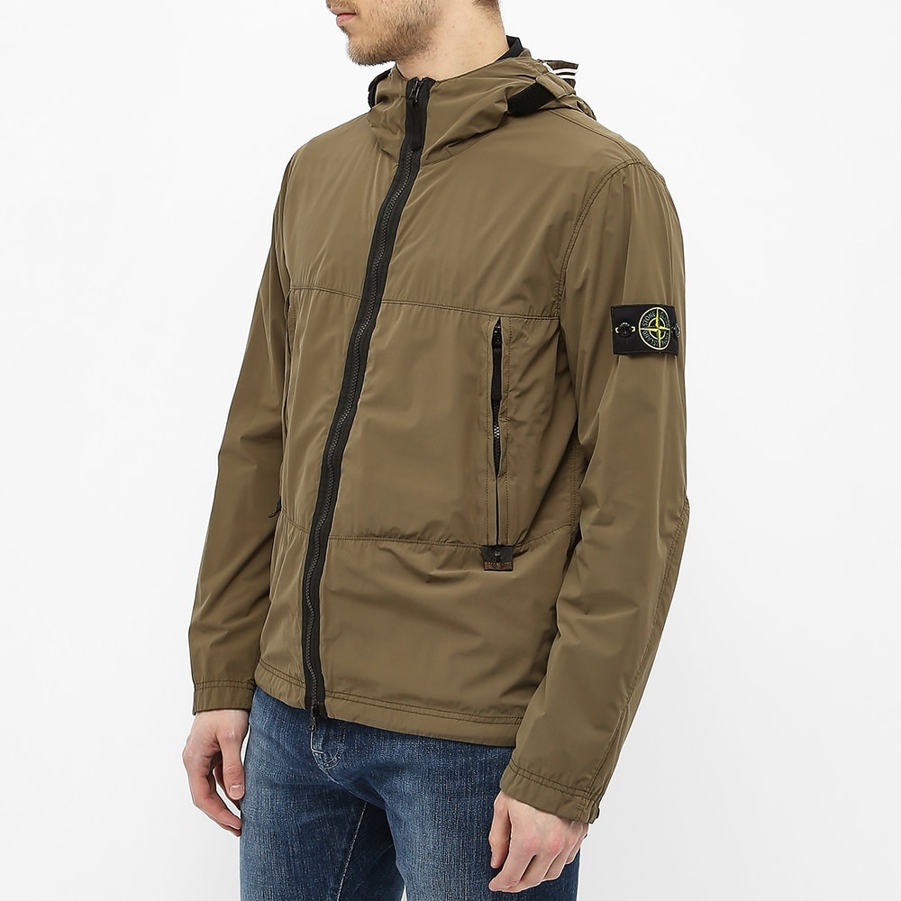 Stone Island Nylon Garment Dyed Hooded Jacket - 5