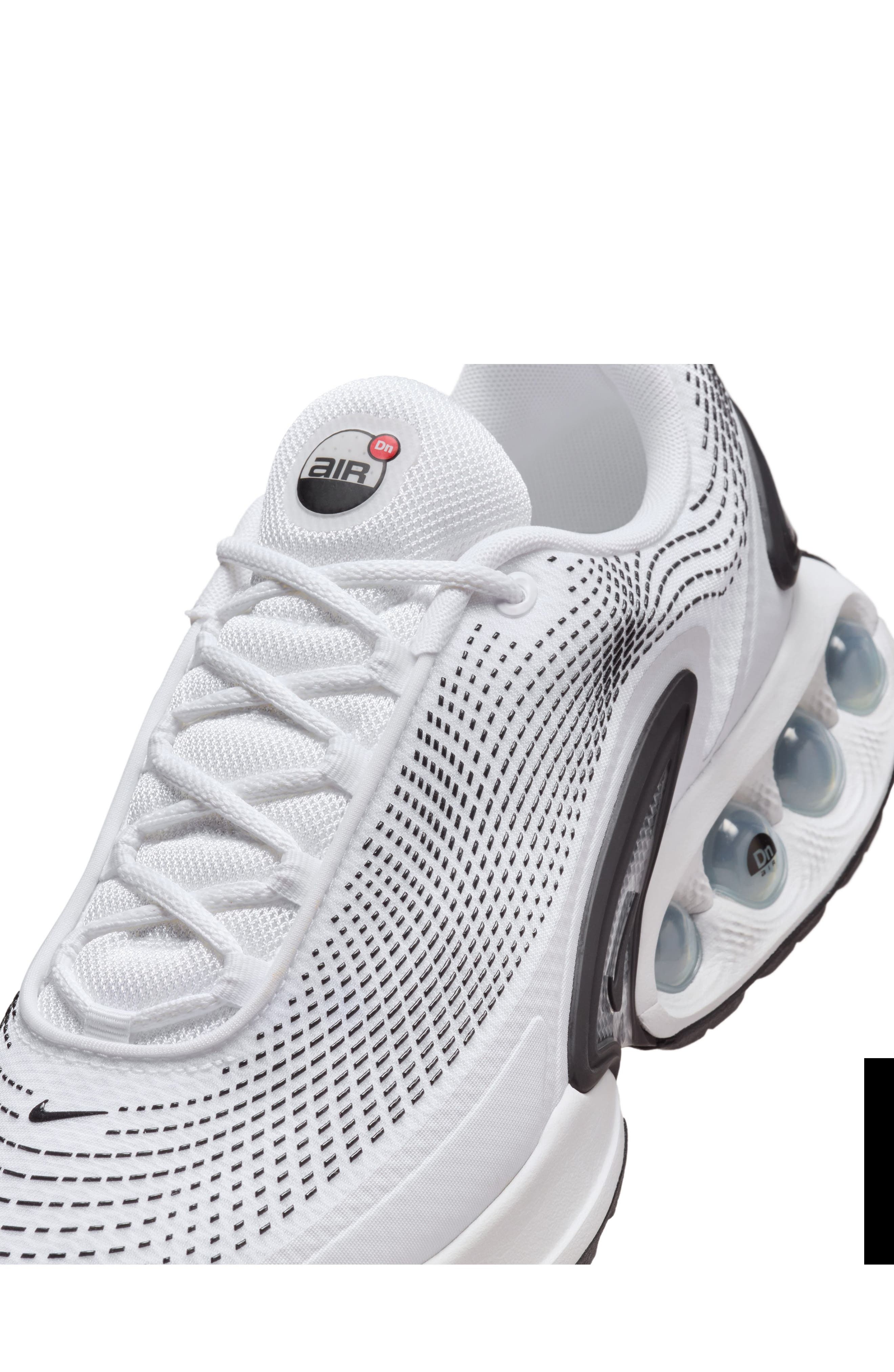 Nike Air Max Dn Sneaker in White/Black/Photon Dust at Nordstrom - 8