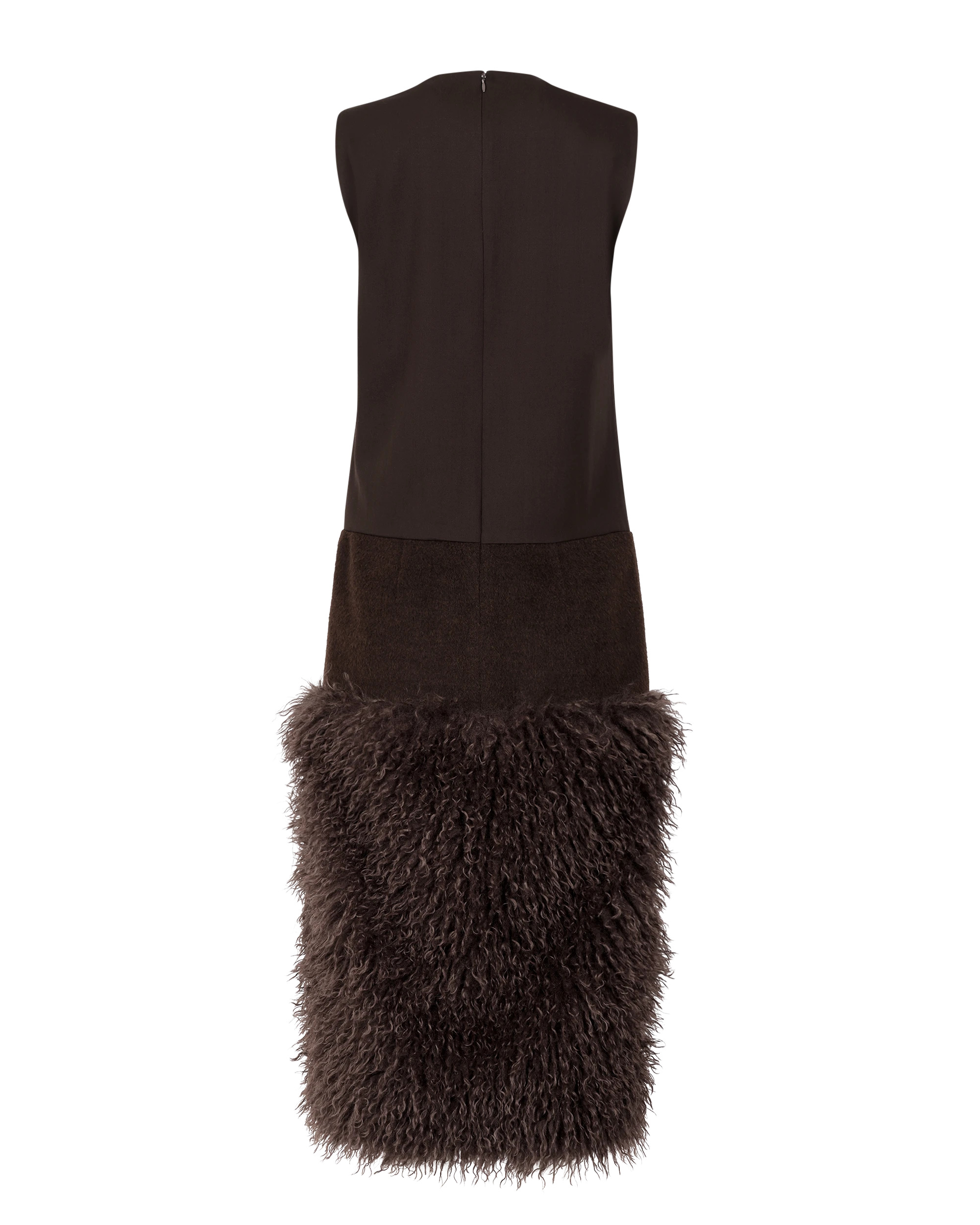 BLOCK DRESS BISTRE - 2