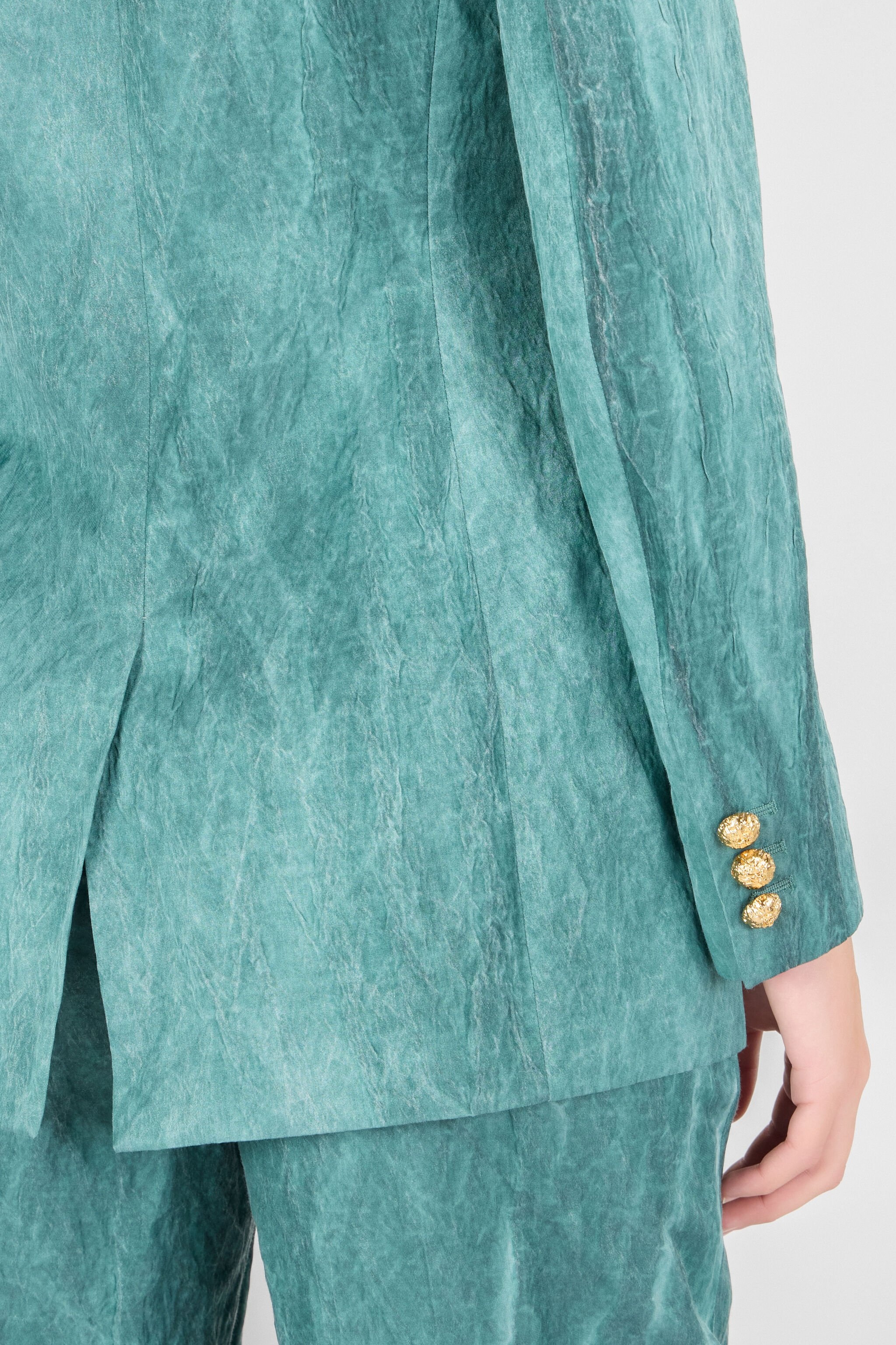 Single-breasted structured blazer - 7