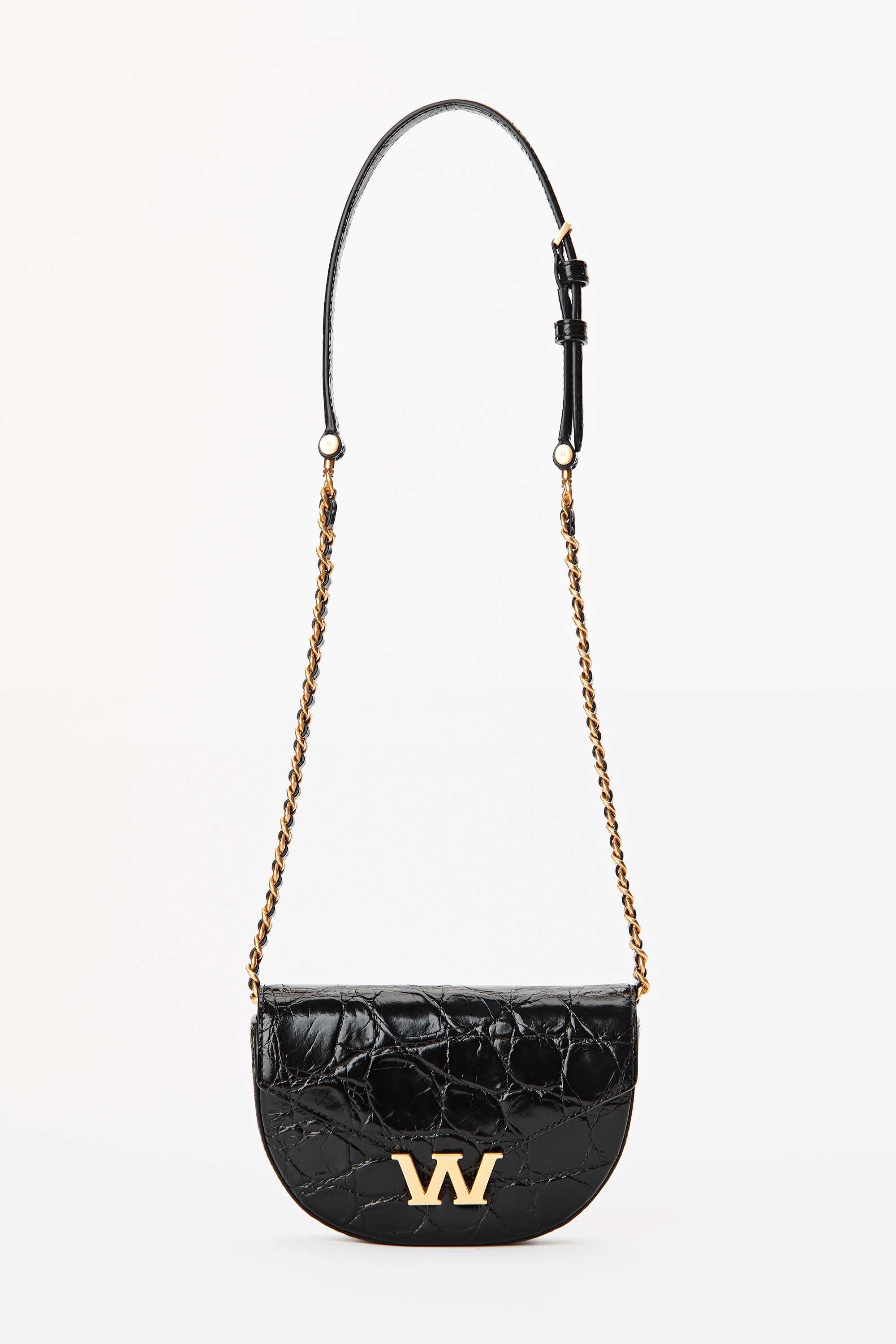 W LEGACY CROSSBODY BAG IN CROC LEATHER - 1