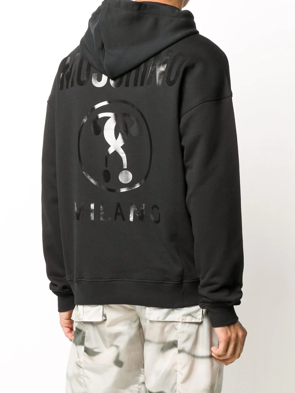 logo-print hoodie - 4