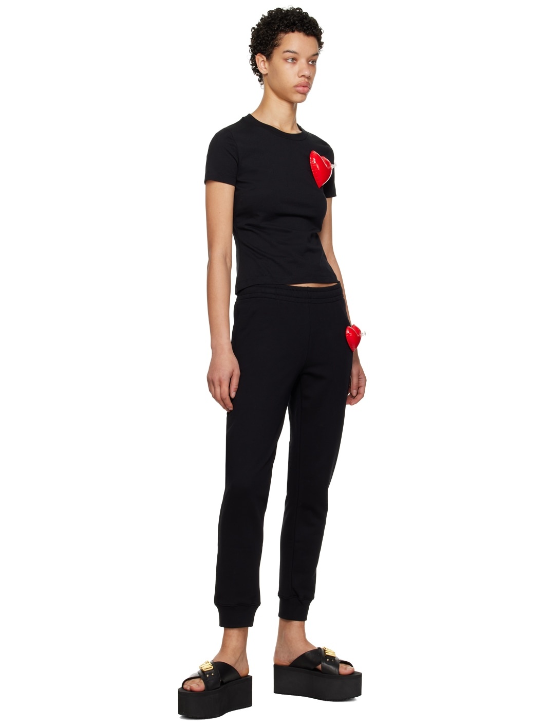 Black Inflatable Heart T-Shirt - 4