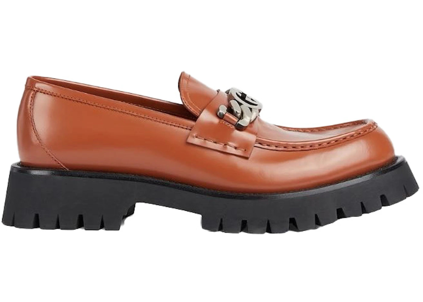 Gucci Interlocking G Loafers Brown - 1