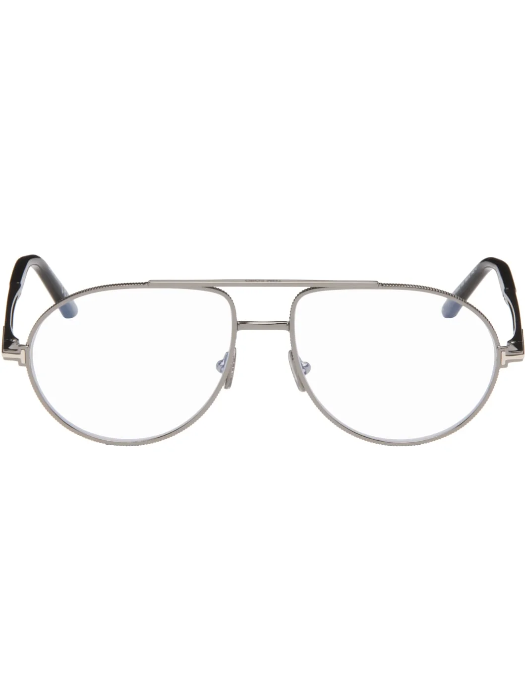 Gunmetal Aviator Blue Light Glasses - 1